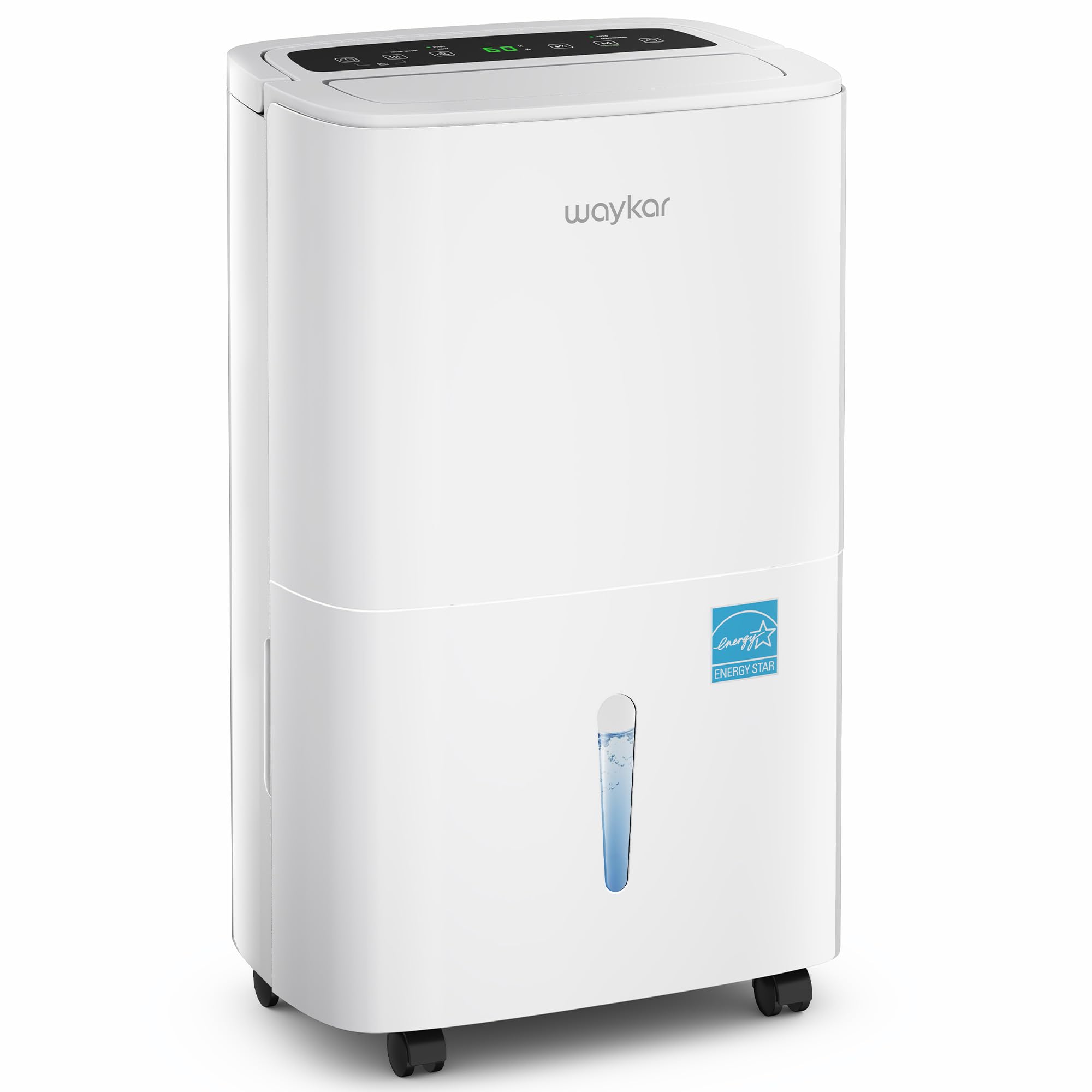Waykar 70 Pints Energy Star Dehumidifier for Basement up to 4,500 Sq. Ft.