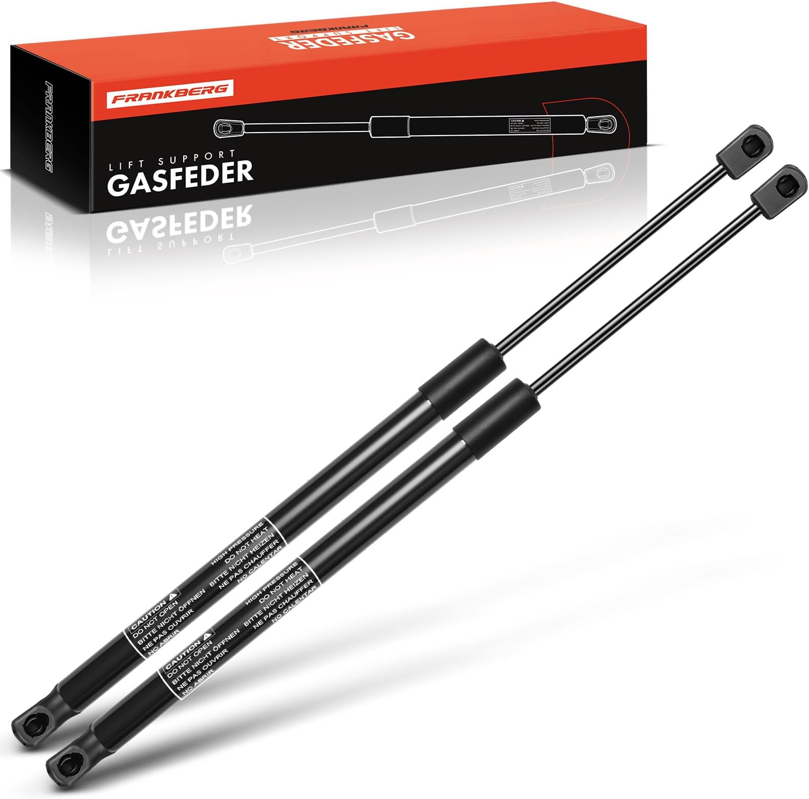 Frankberg 2x Gas Strut Tailgate Left and Right Compatible With M.i.n.i Countryman Cooper R60 All Enigne Estate 2010-2016 M.i.n.i Countryman R60 One All Enigne Estate 2010-2016 Replace# 51249801386