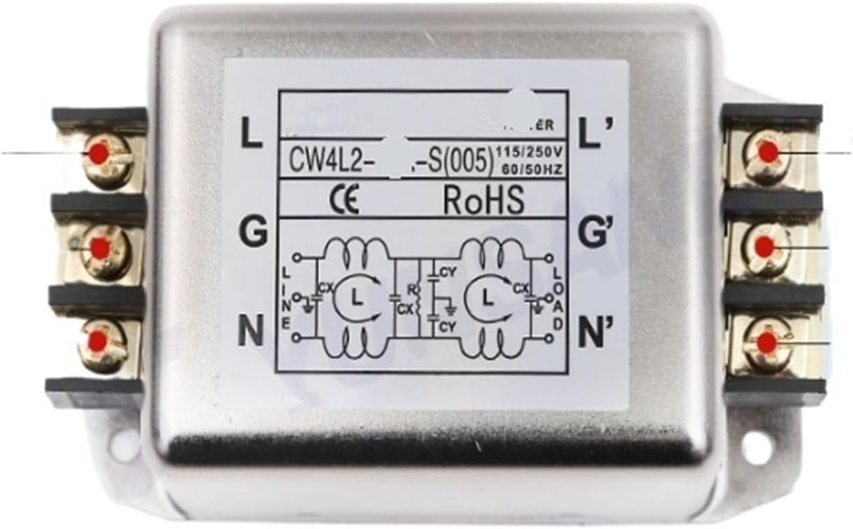 CW4L2-3A/6A/10A/20A/30A-S 005 ターミナルブロックインターフェース単相220V電源フィルター(CW4L2