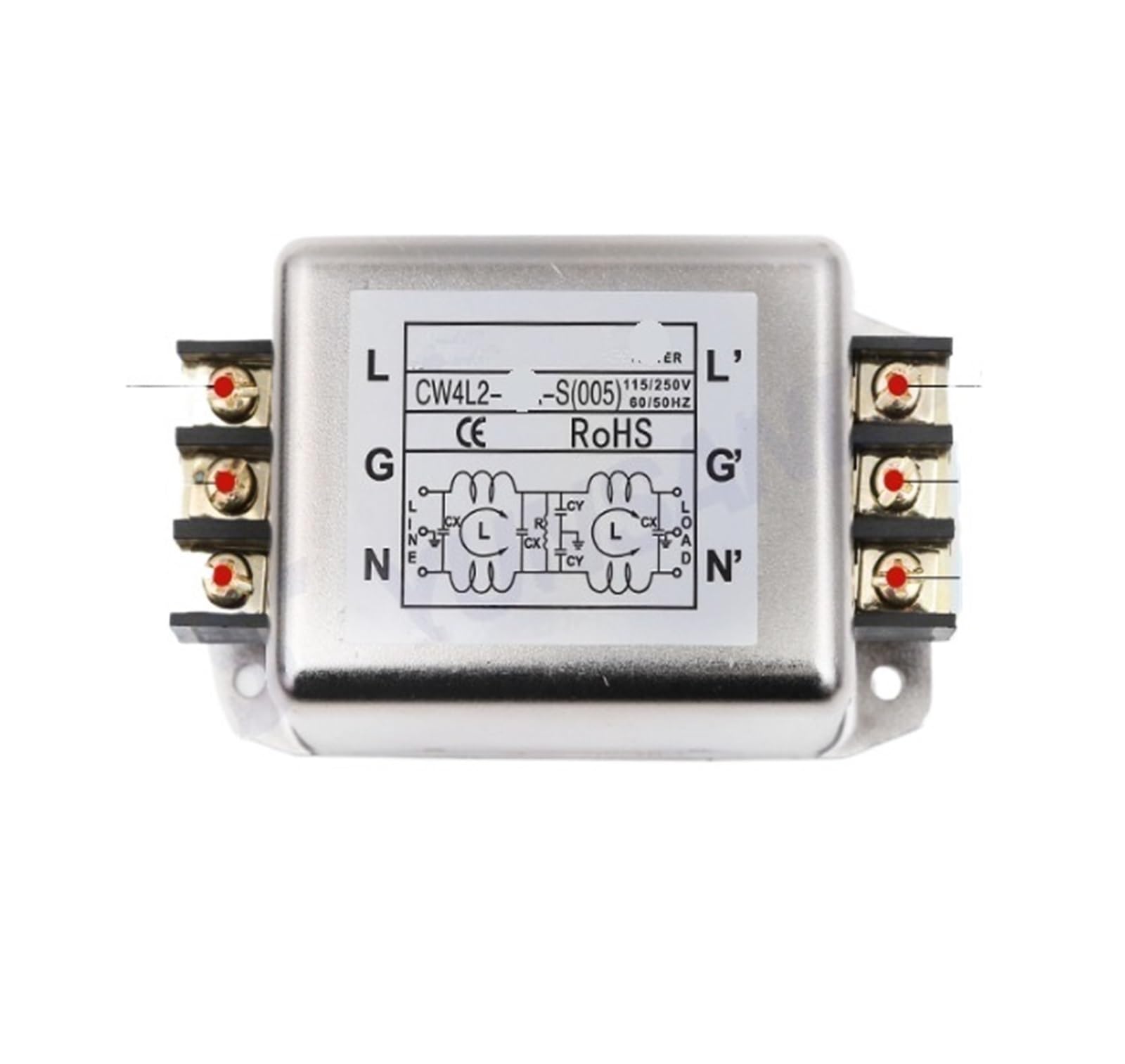 WBBAYDRFR CW4L2-3A/6A/10A/20A/30A-S 005 Terminal block interface single phase 220V power filter(CW4L2-10A-S 005)