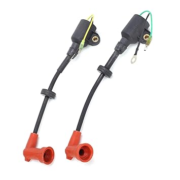 Ignition Coil Replacement Parts Outboard Ignition Coil Assy, Outboard Ignition Coil, Antirust Durable Anti Corrosion for YMH 2 Stroke 15HP Engine