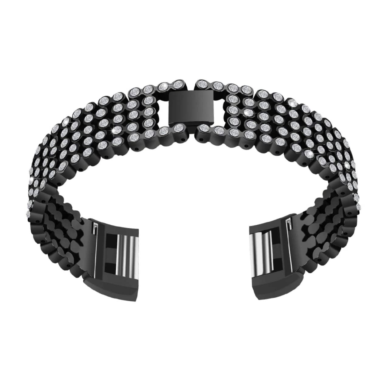 Angoily pulsera ajustable charge 2 pulsera de acero inoxidable bandas metalicas reemplazar correa de reloj