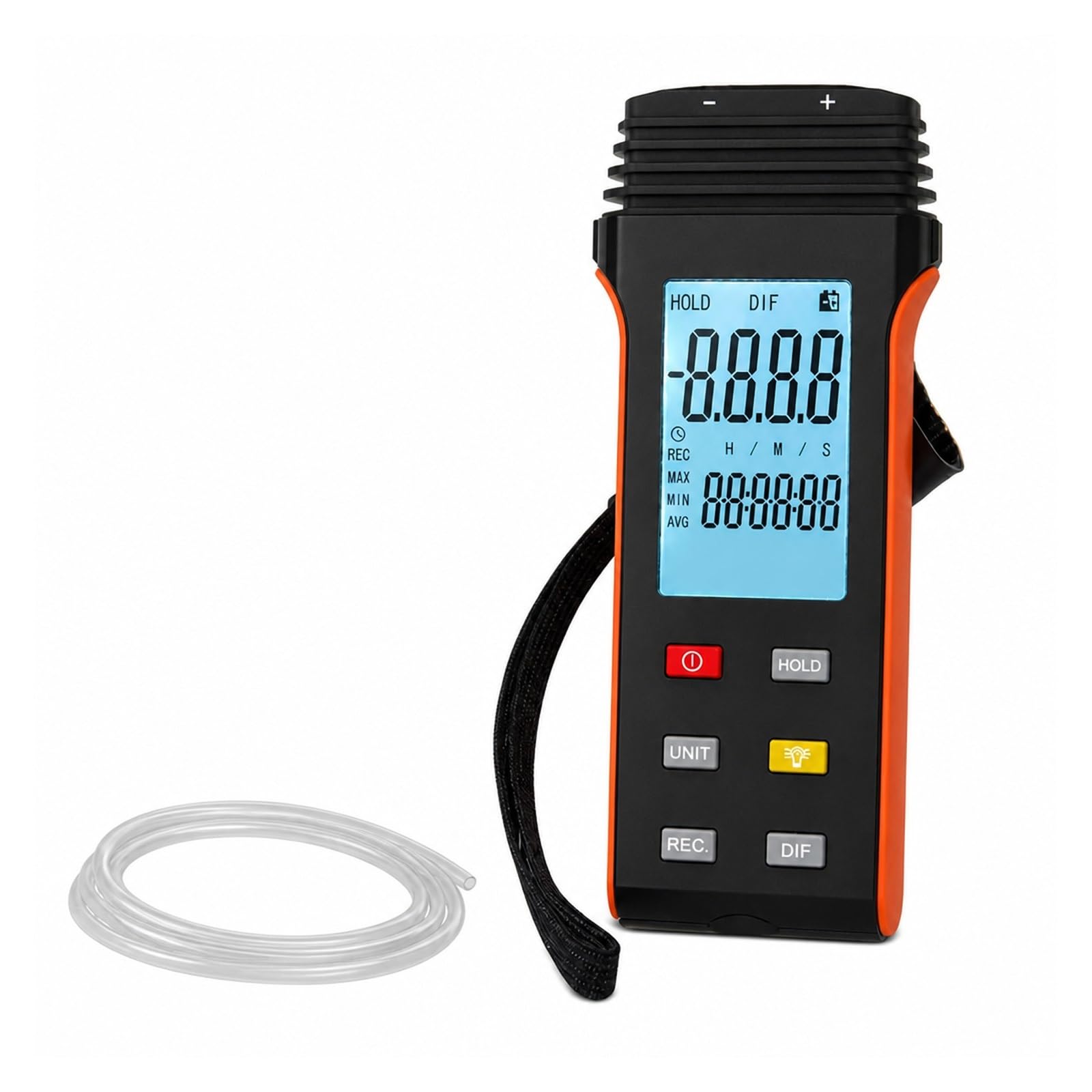 Ciśnieniomierz, Cyfrowy Manometr Miernik Ciśnienia Powietrza ± 30 Psi Tester HVAC