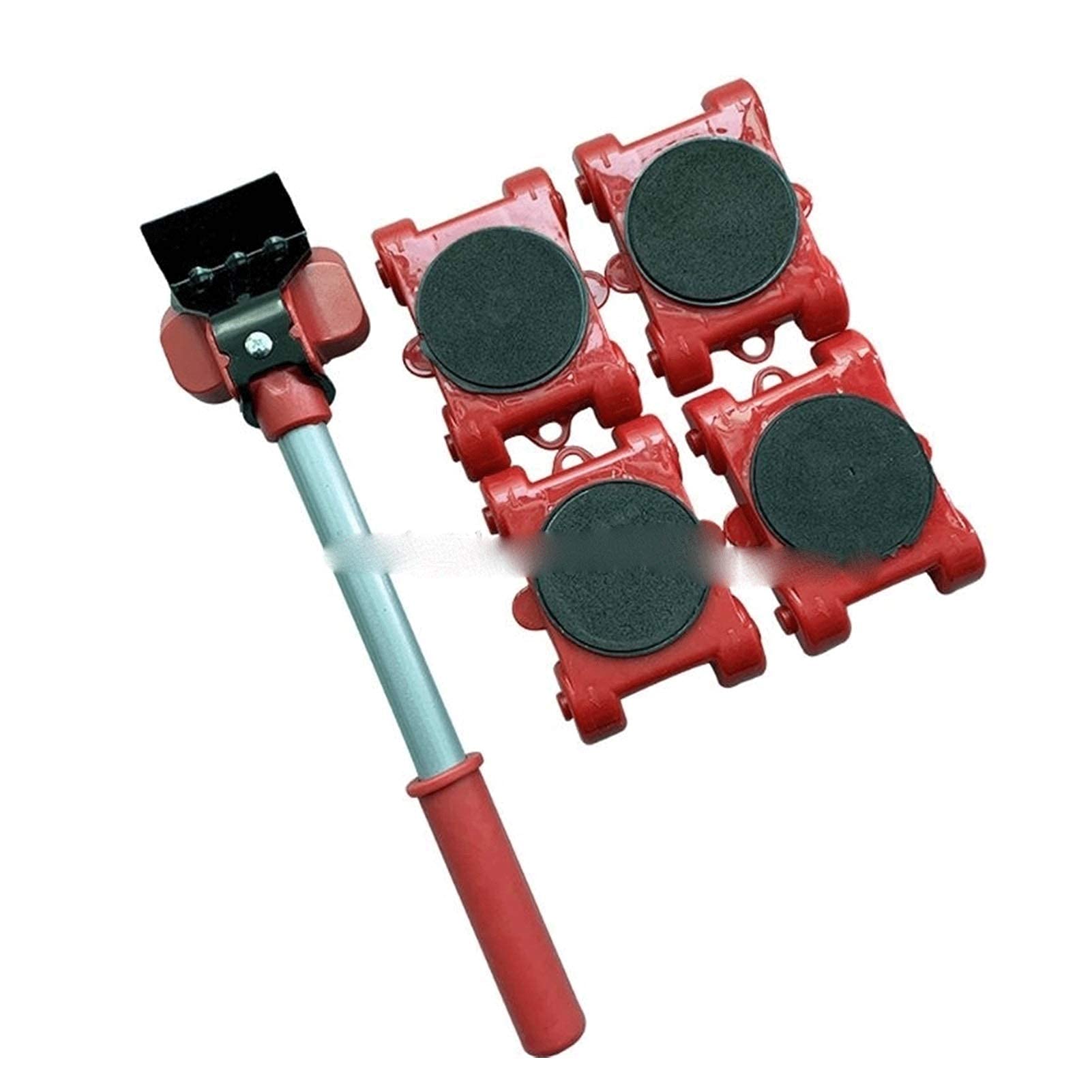 Trasportatore di mobili 4 Pezzi Si muove Mobili Strumento di Trasporto Shifter Ruota Mobile Dispositivo di Scorrimento Rullo di rimozione Strumenti in Movimento Pesante Solleva Facilmente Oggetti PE