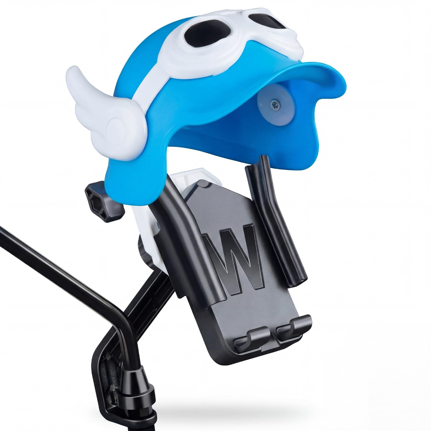 DETACHI Motorbike Phone Holder Helmet Design, UV Protection, Rain Proof, Flexible & Adjustable Angle, Easy to Use, Universal Anti-Slip Mobile Mount for Bikes & Scooters, Secure Handlebar Stand-image-38