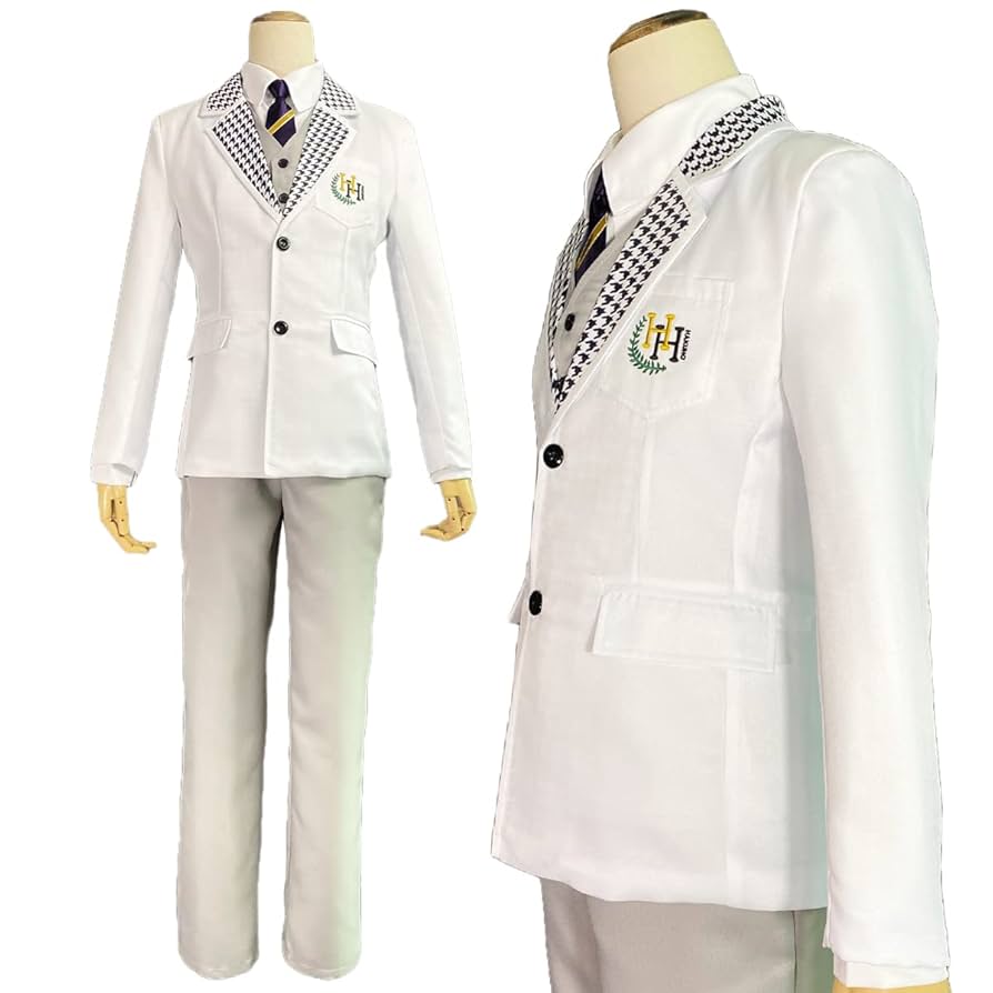 ブルーロック 凪誠士郎/御影玲王 コスプレ 白宝制服ウィッグセット