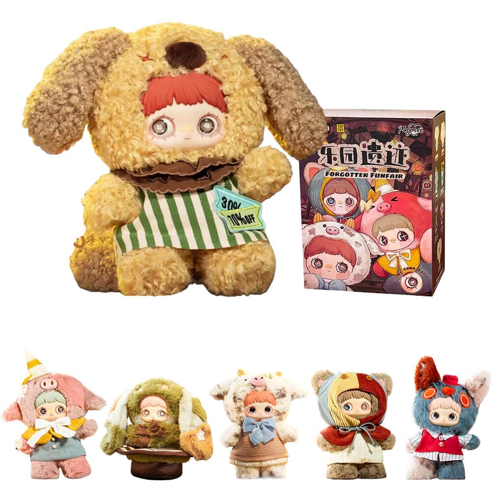 niannyyhouse Große Plüsch Puppe Blind Box Maymei Paradise Ruinen 400% Serie, gepolsterte Sammelbare Figuren (1ST)