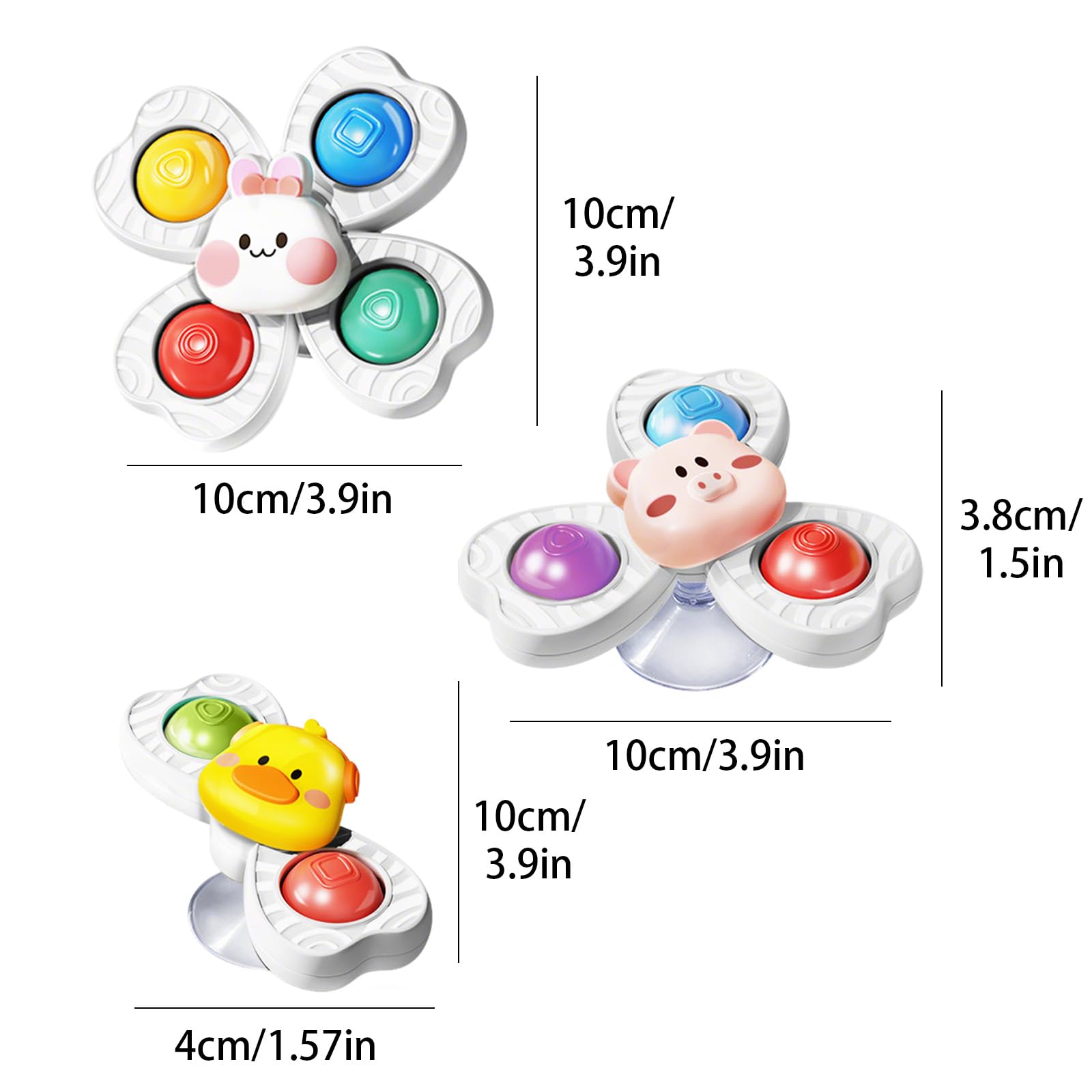 3 PCS Suction Spinners - Image 2