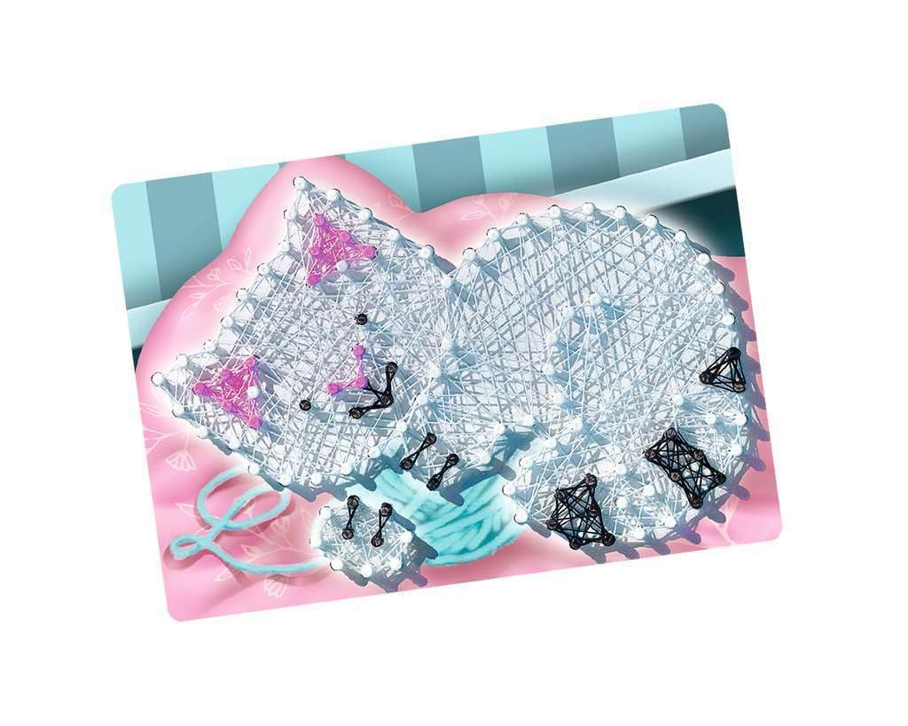 Ravensburger- String Art Cats Livelli Tempo Libero Creativo, Multicolore, Neue Version, 4005556182466