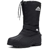 Men's Winter Waterproof Insulated Shell Warm Inner Comfortable Outdoor Snow Boots