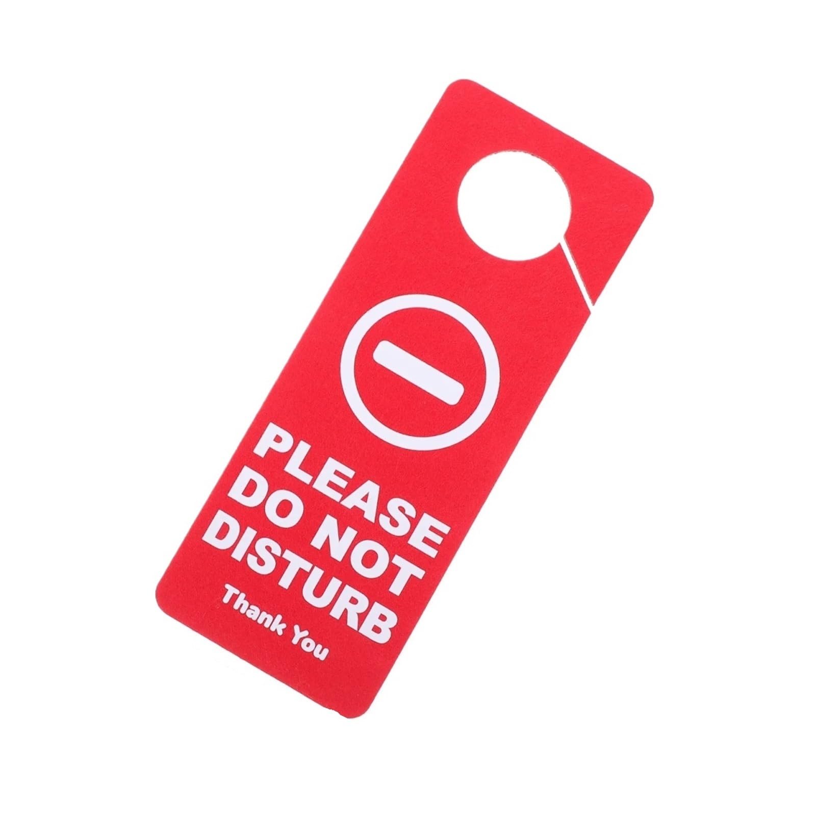 Door Handle Hanging Sign 4Pcs Felt Door Hanger Sign Please Do Not Disturb Welcome Knock Privacy Handle Hanging For Hotel Office(Color 2)