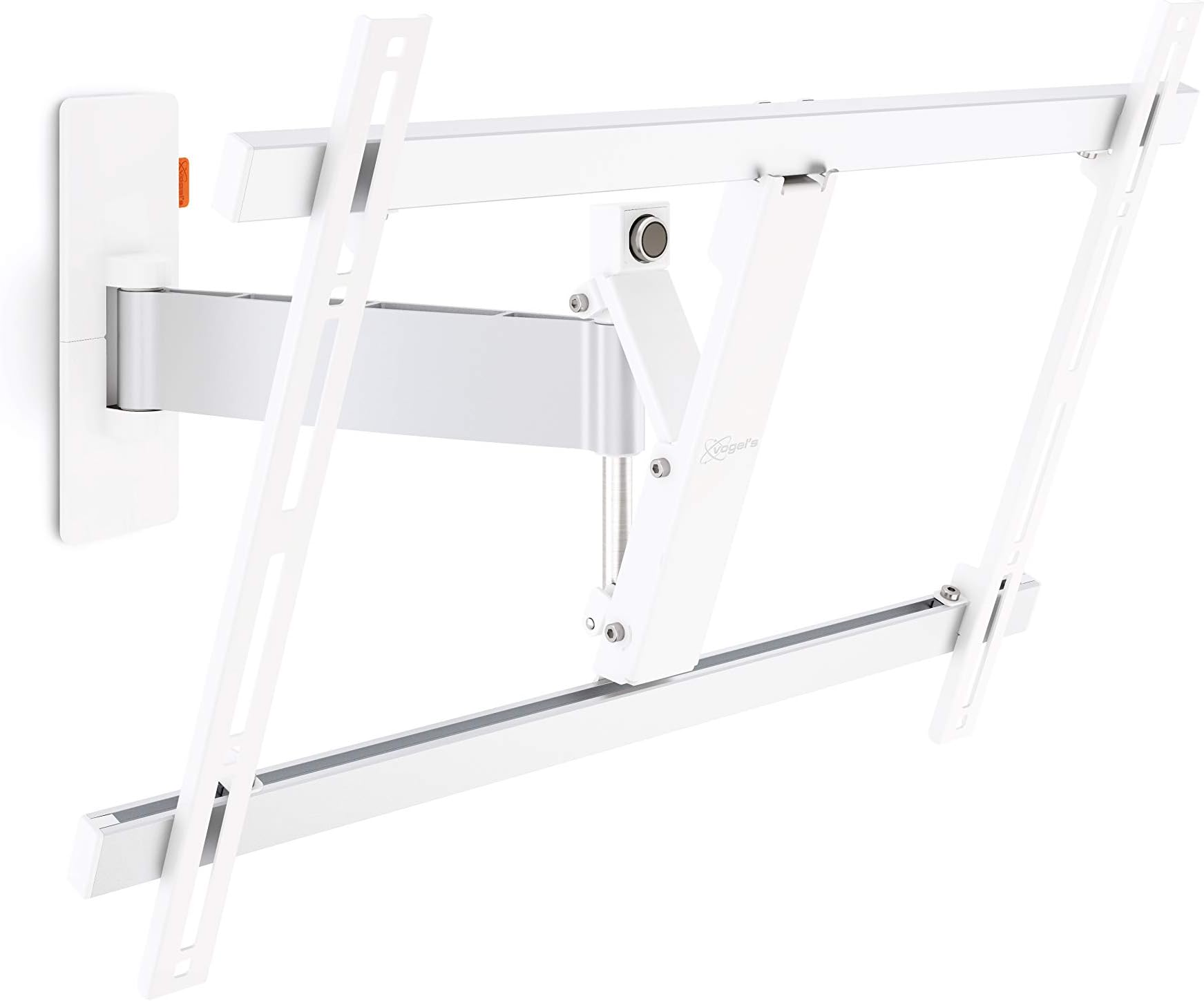 Vogel's TV wall mount, WALL 2325 W for 102 - 165 cm (40 - 65 inch) TV, 120° Rotating Swivel and Tilt, max 30 kg VESA Max 600 x 400, White