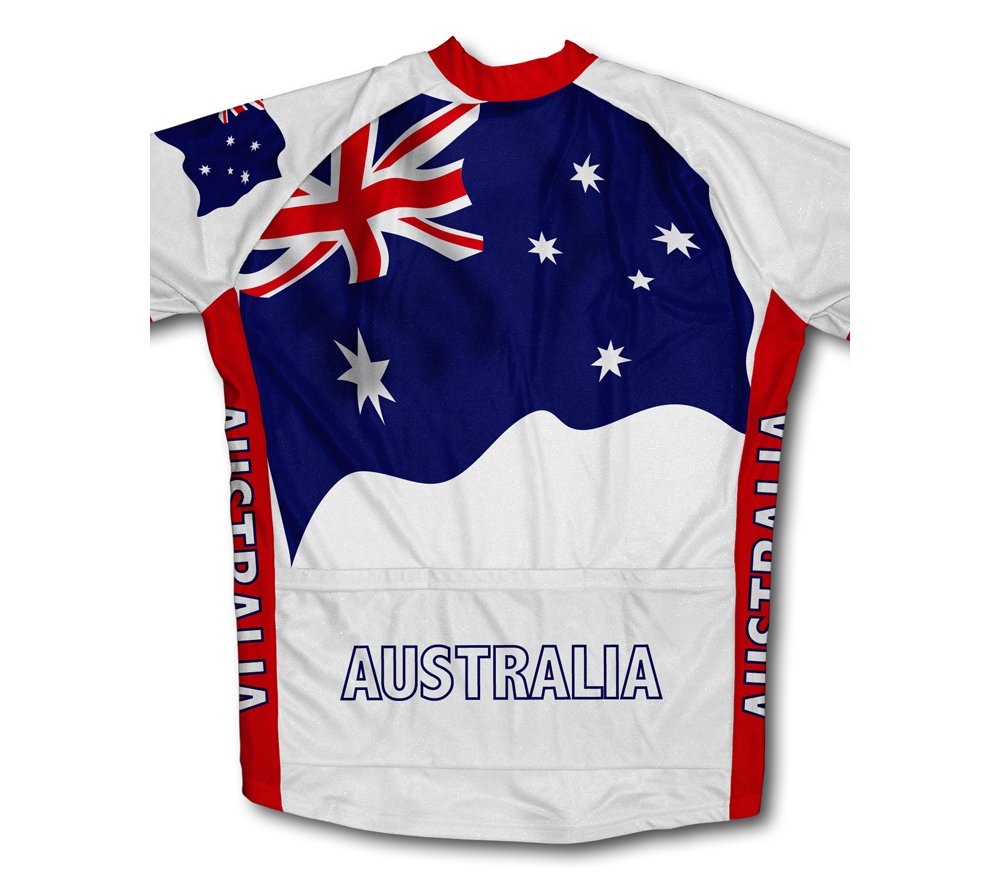 ScudoPro Australia Flag Winter Thermal Cycling Jersey for Women - Size 3XL