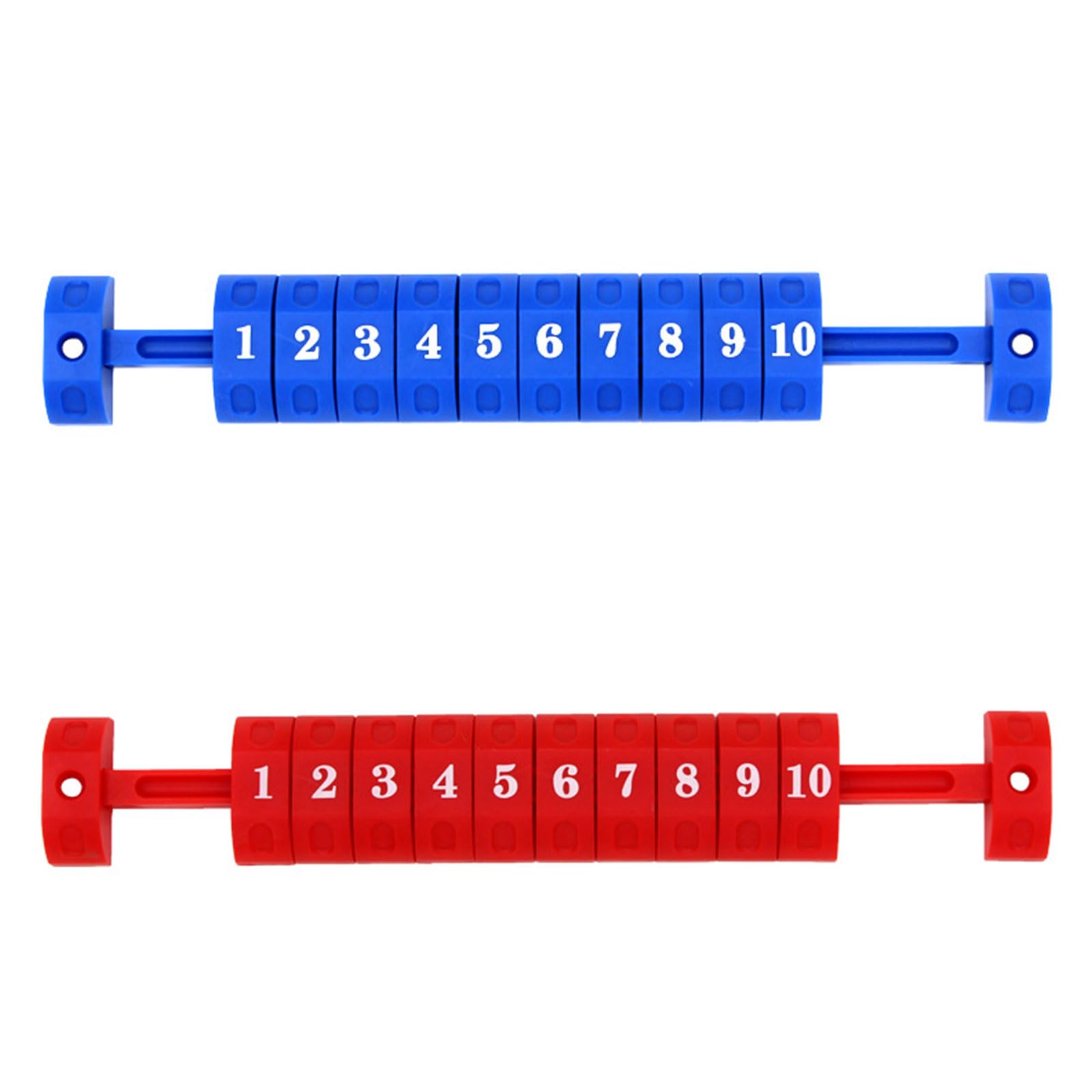 Segnapunti Biliardino, Contatore di Calcio Balilla, Indicatori del Punteggio di Calcio da Tavolo, Calcio Balilla Segnapunti, Contatore di Calcio da Tavolo,10 Numeri Calcio Balilla Segnapunti,Rosso＆Blu