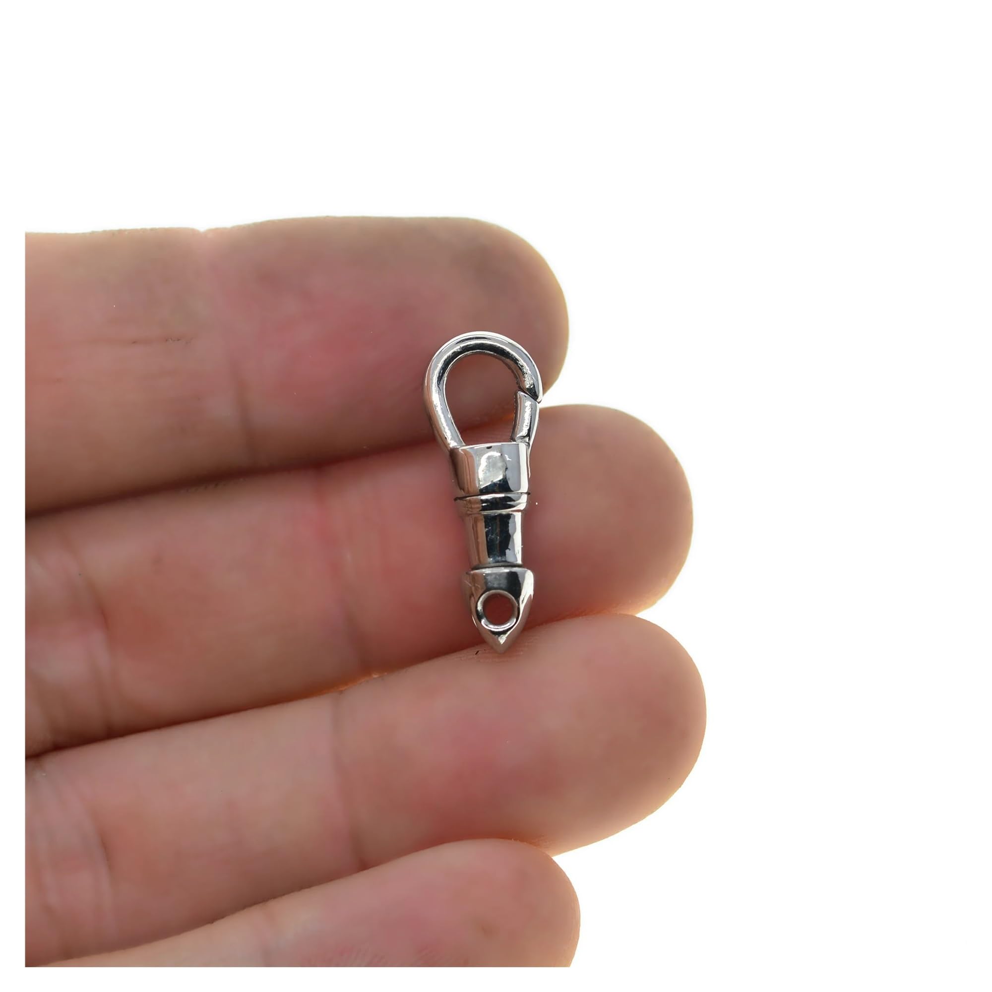 Metalowe zapięcie homarowe 8 sztuk 24mm Korea mini małe stałe 304 zegarek kieszonkowy ze stali nierdzewnej typu Bullet obrotowy klip pring karabińczyk zapięcie klamrowe pozłacana(Mixed color)