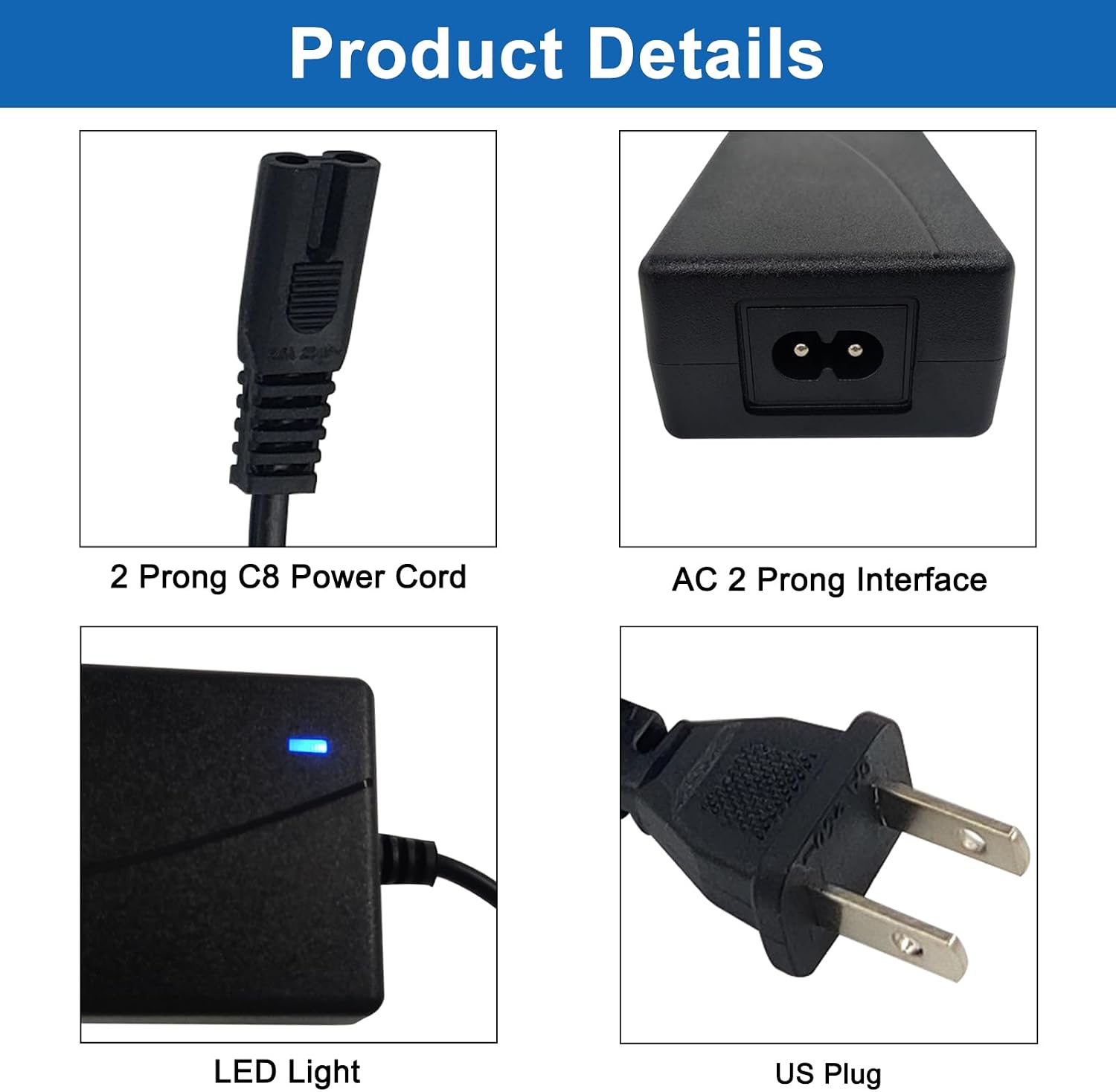 AC/DC Power Adapter AC100-240V Output DC 12V 5A for 12V Linear Actuator and Motor