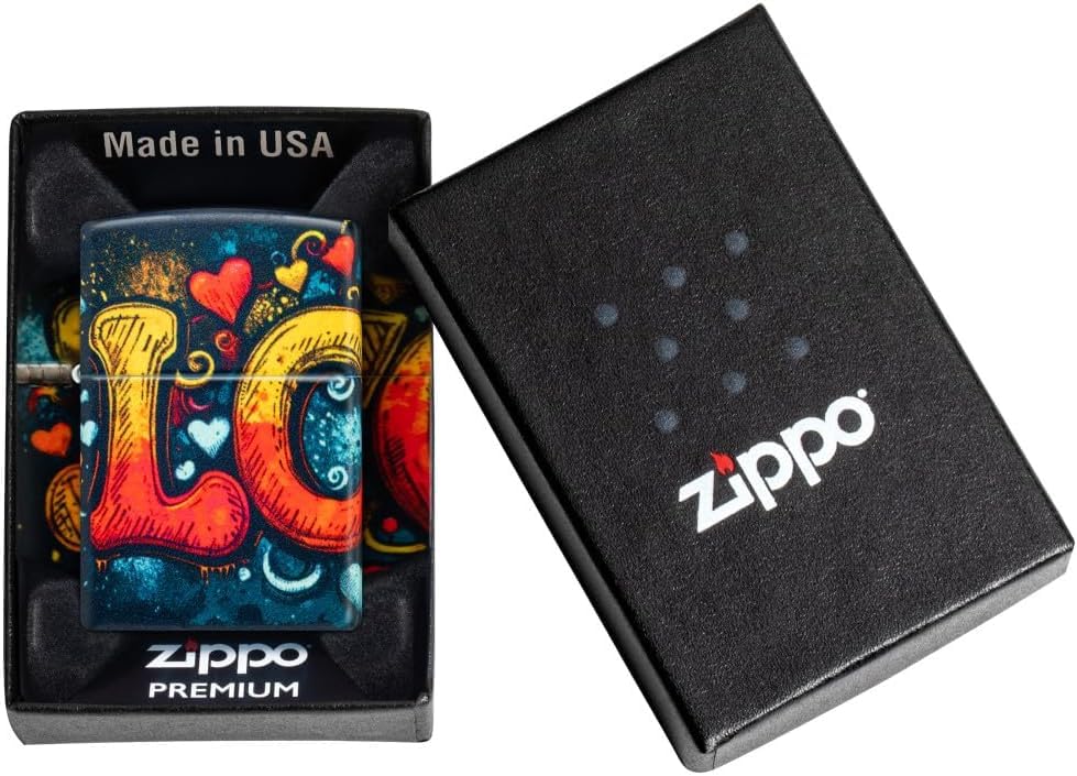 Encendedor Zippo grabado personalizado diseño amor miniatura 7
