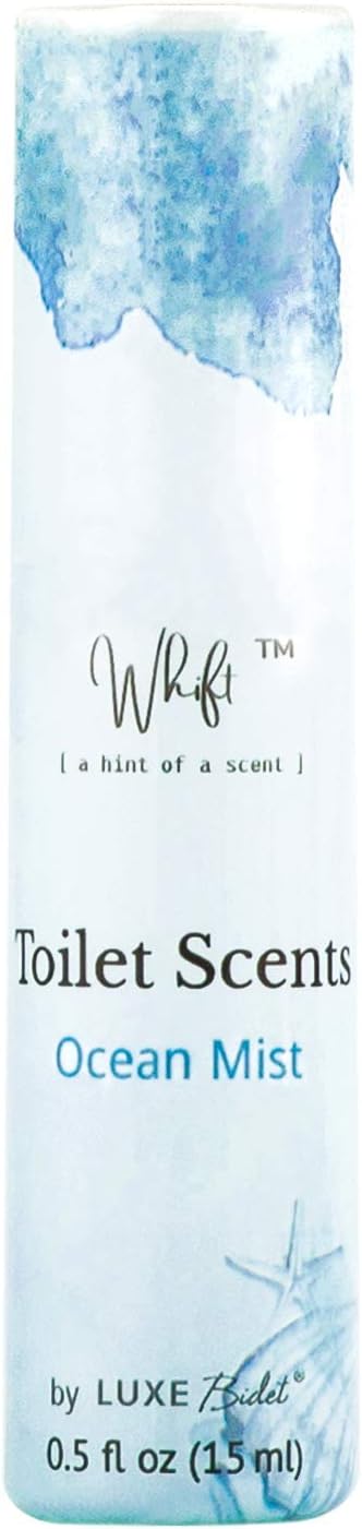 Whift Toilet Scents Drops by LUXE Bidet, Ocean Mist, Travel Size - 0.5 oz / 15 mL