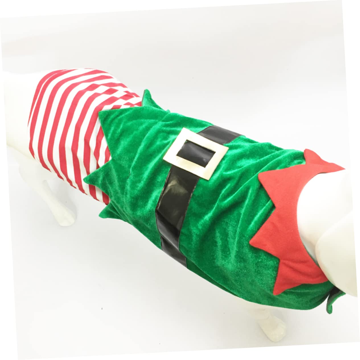 YARNOW 3 Piezas Disfraz transformación Mascota Dog Costume Preciosa Ropa para Perros Disfraz Elfo Navidad Vestidos Abrigos Preciosa Ropa para Mascotas Abrigo Mascota
