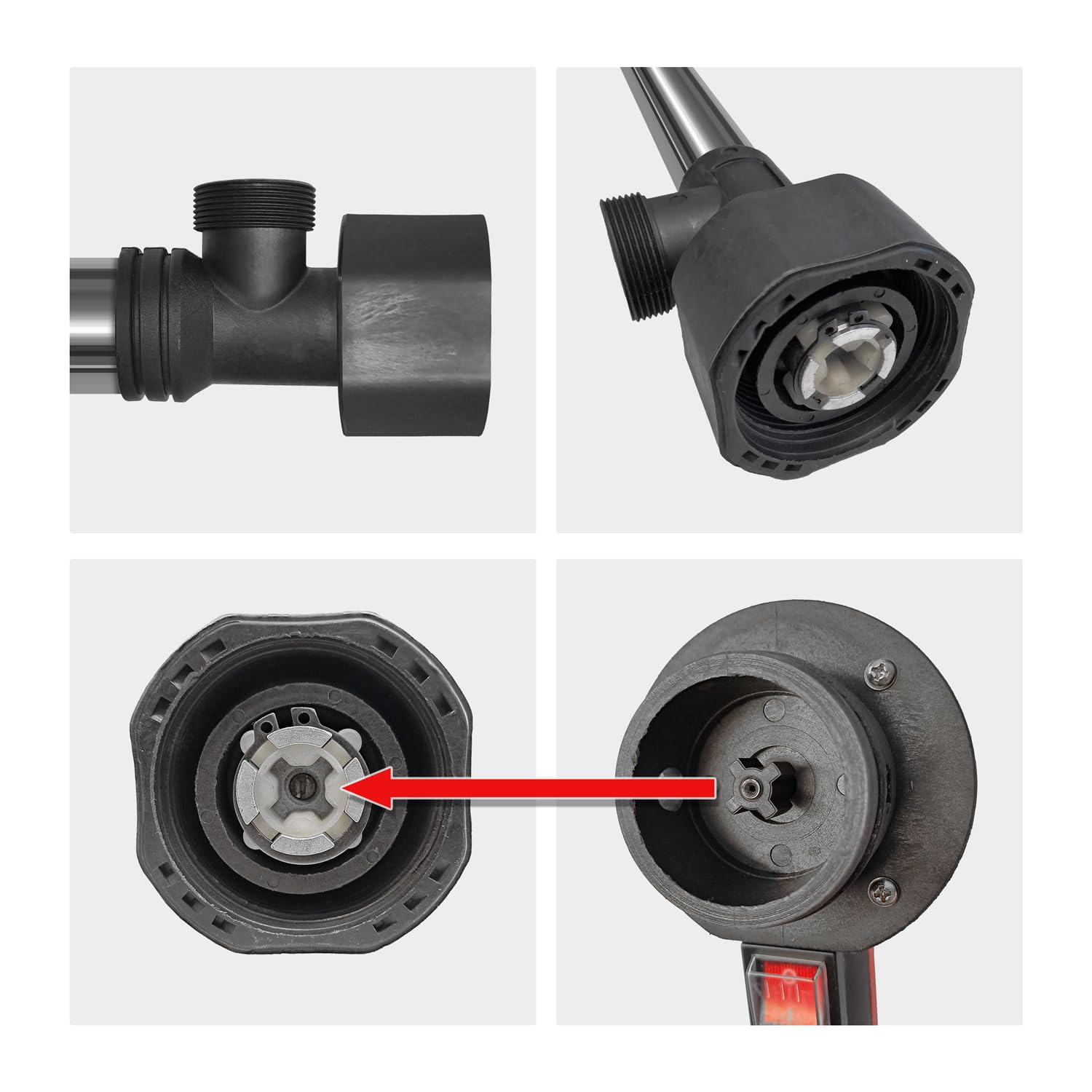 POMPE MANIVELLE ELECTRIQUE 380 WATT 24V PUISSANTE ROTATIVE POMPE VIDANGE POUR DIESEL