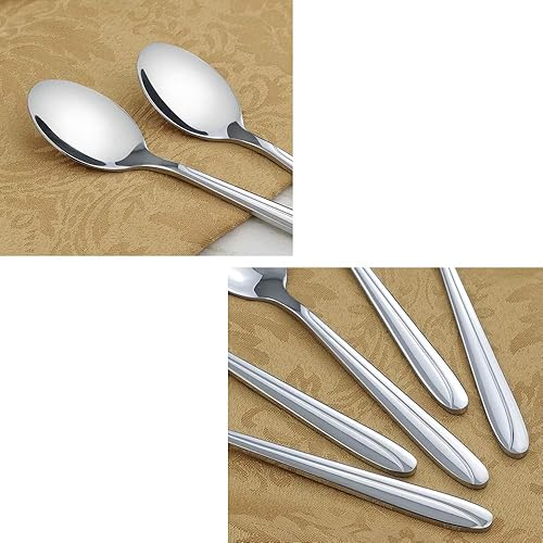 Miniatura 5 de Anbers 16 cucharaditas de acero inoxidable, cucharas para niños pequeños