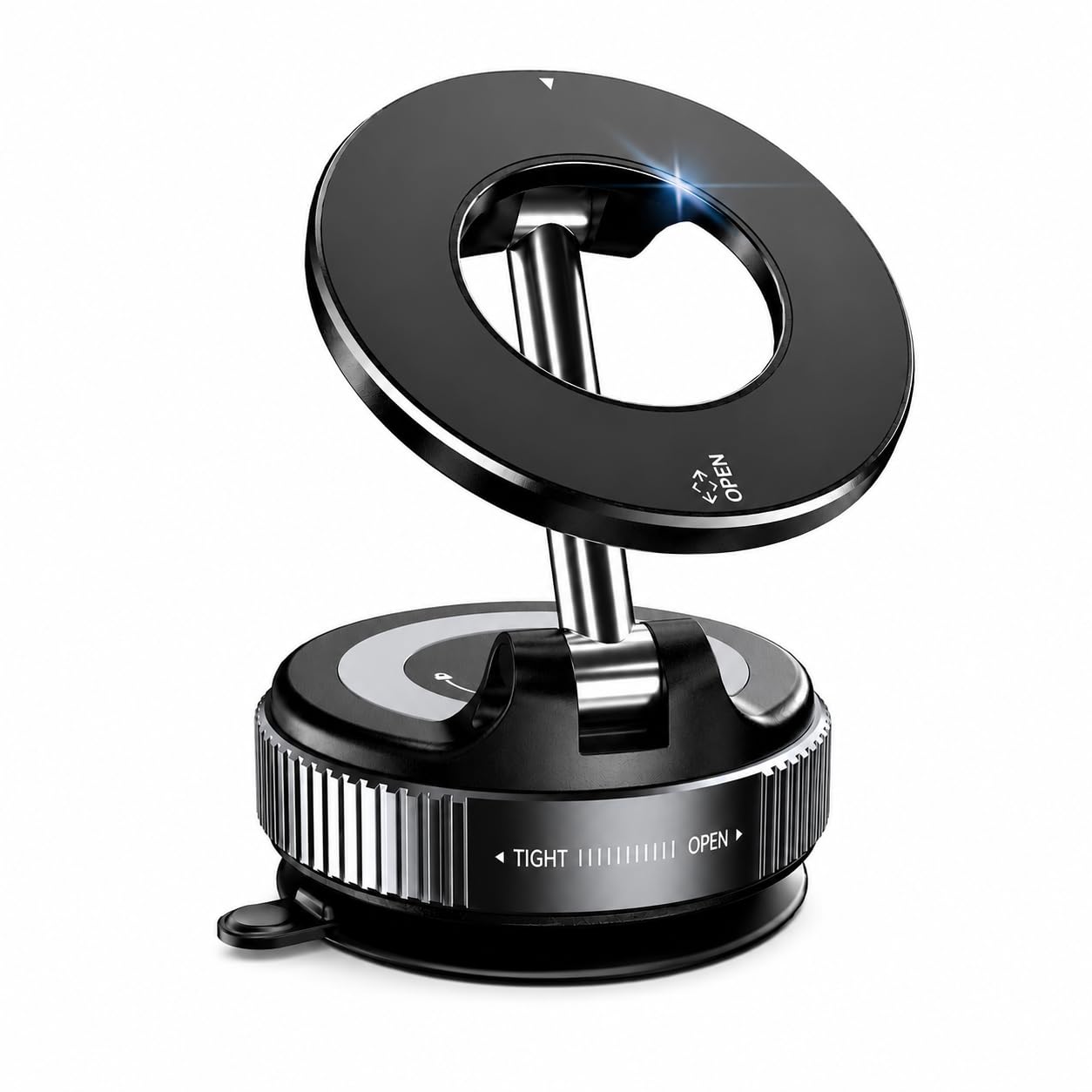 DAPPERS Arena Vacuum Mobile Holder | Car Dash Mobile Holder | Strong Suction Mount & 360° Rotating Hands-Free Smartphone Stand for Vehicle | Magnetic Holder.-image-23