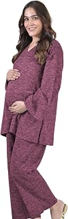 MOMZJOY Cozy Green Maternity Stretchable Winter Coord Set (2 pc) Price In India