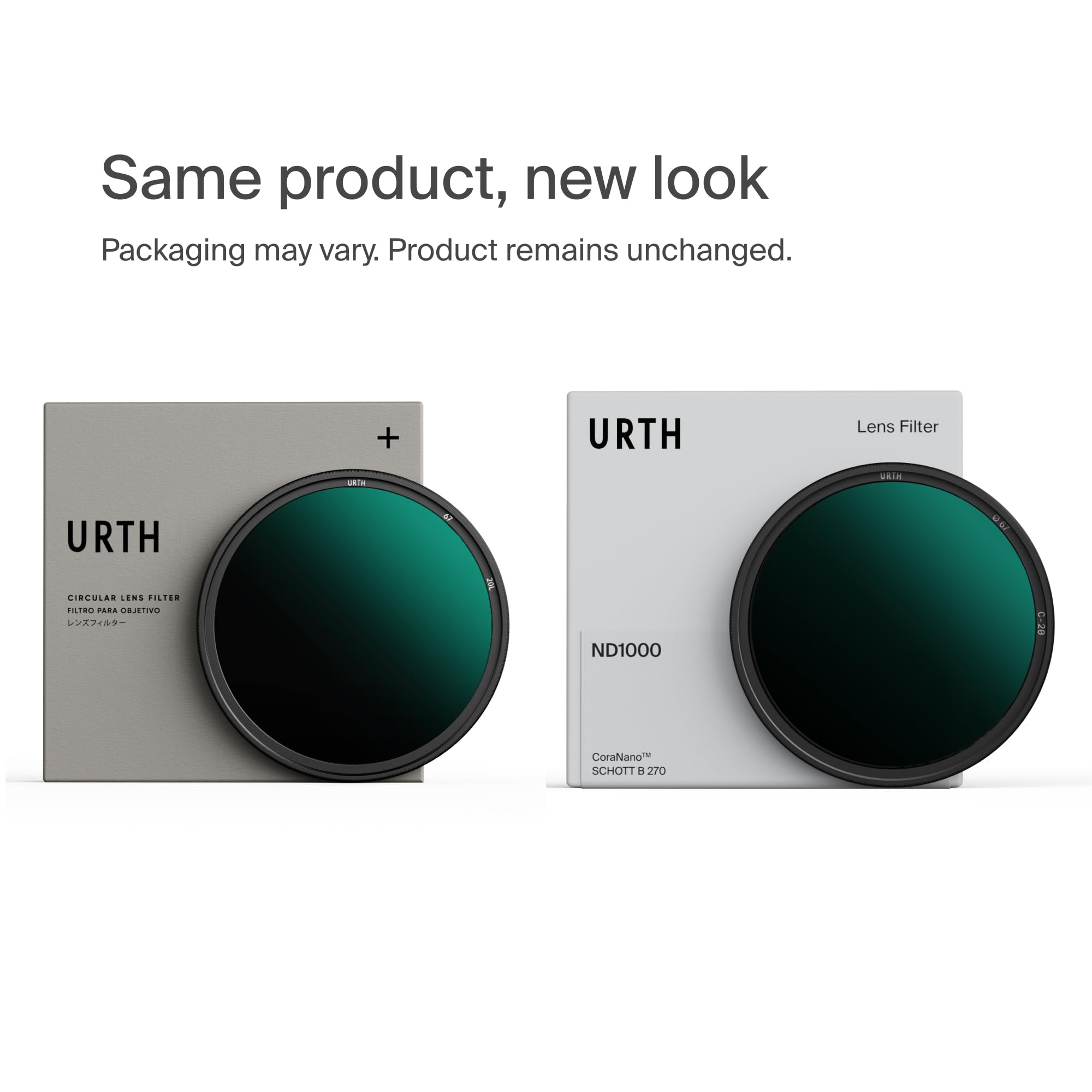 Urth ND1000 (10 Stop) ND Lens Filter (Plus+) (77mm, Avvitare ne)