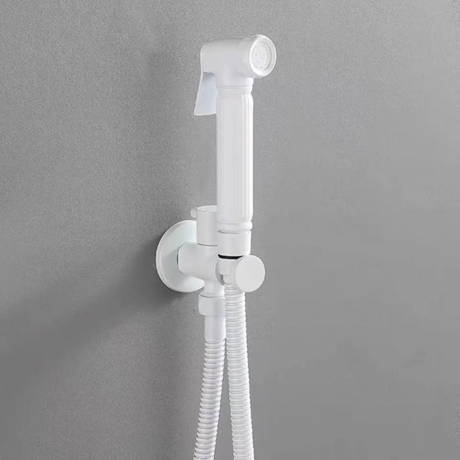 Douchette Toilette Wc Portable,Douchette Toilette Wc Encastrable,PulvéRisateur De Bidet,PulvéRisateur De Bidet,Partenaire De Toilette Multifonctionnel En Cuivre,Blanc