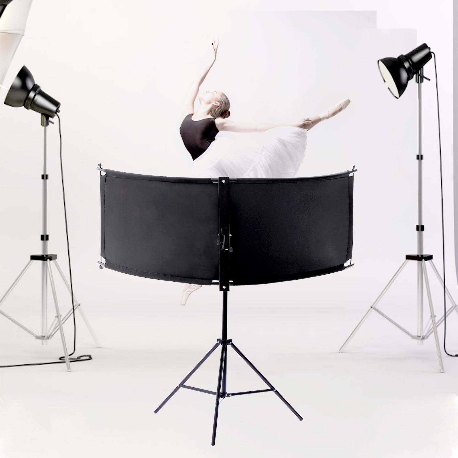 Curved Photography Reflector Black White Gold Silver Soonpho 40x20in ...