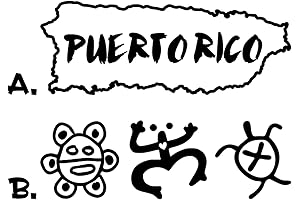 Coqui, Turtle, Sol Taino & Puerto Rico Outline Coquito Bottles Puerto Rico Labels Decals