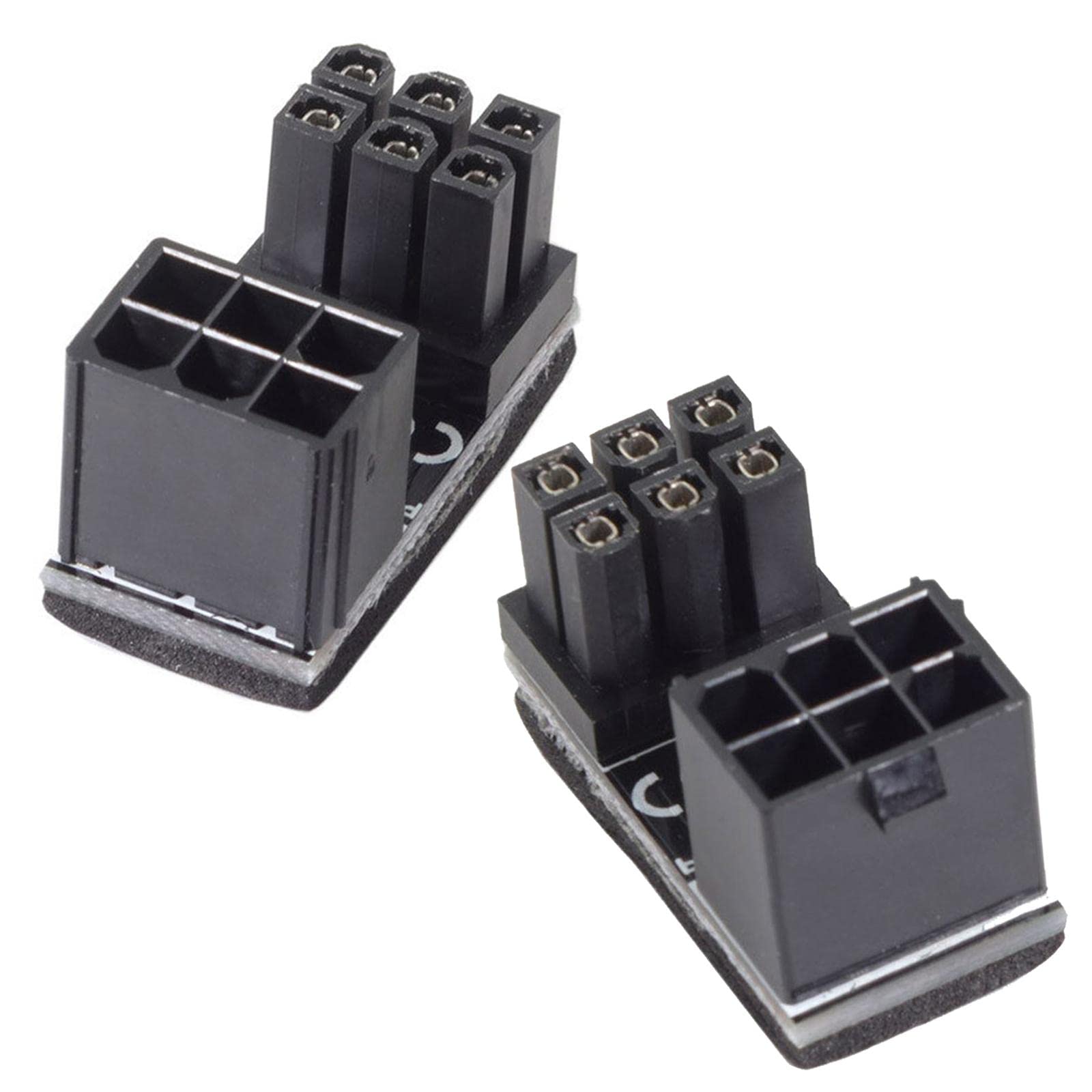 2Pcs Gpu 180 Degree Angle Power Adapter Set for Desktops Graphics Card 6Pin | Computers/Tablets & Networking | Computer Cables & Connectors | Power Cables & Connectors-image-48