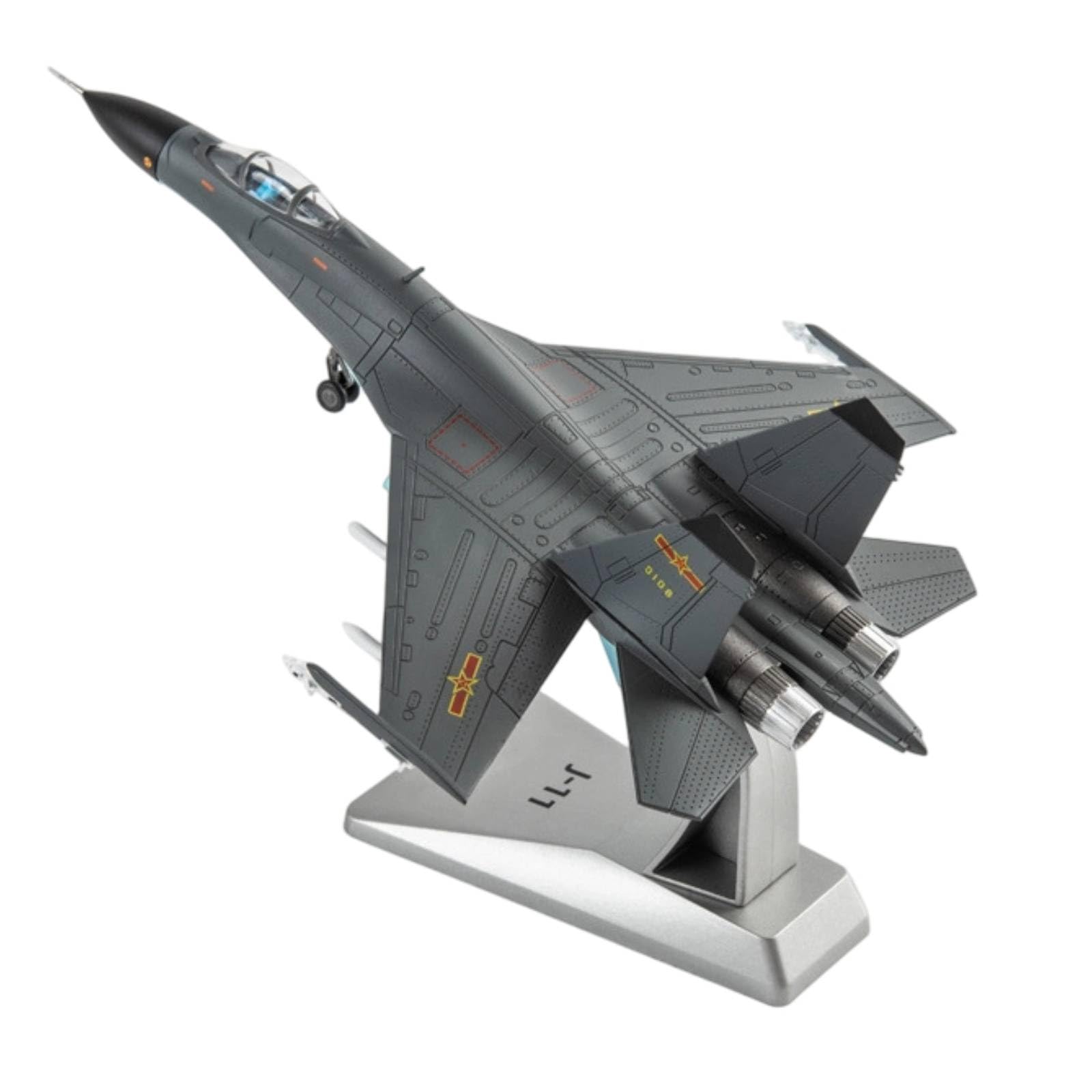 Modellino di Caccia J-11 Dettagliato Modellino di Caccia Militare Premium Modello per Libreria