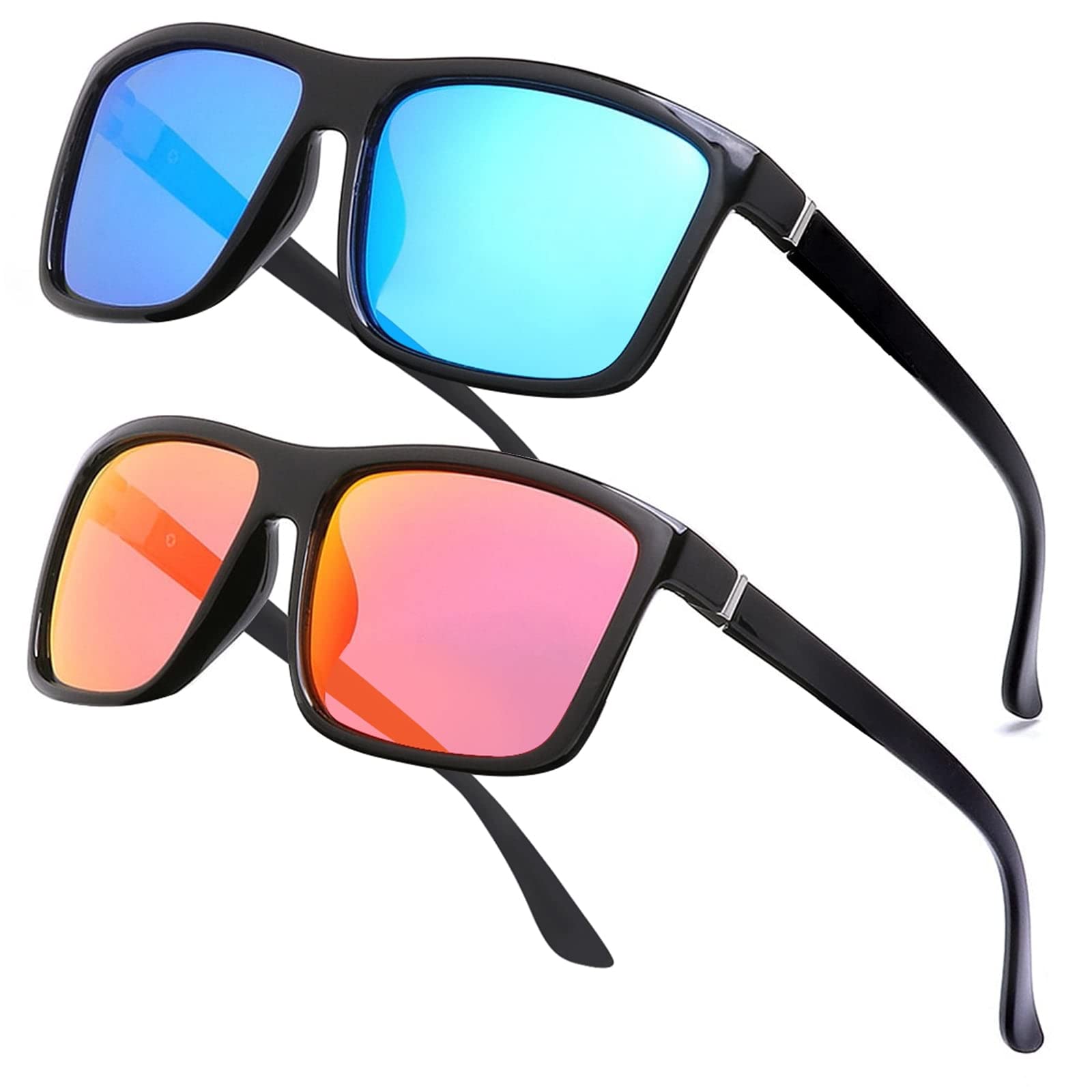 Men's Sports Polarized Sunglasses Square Frame Glasses NP1007