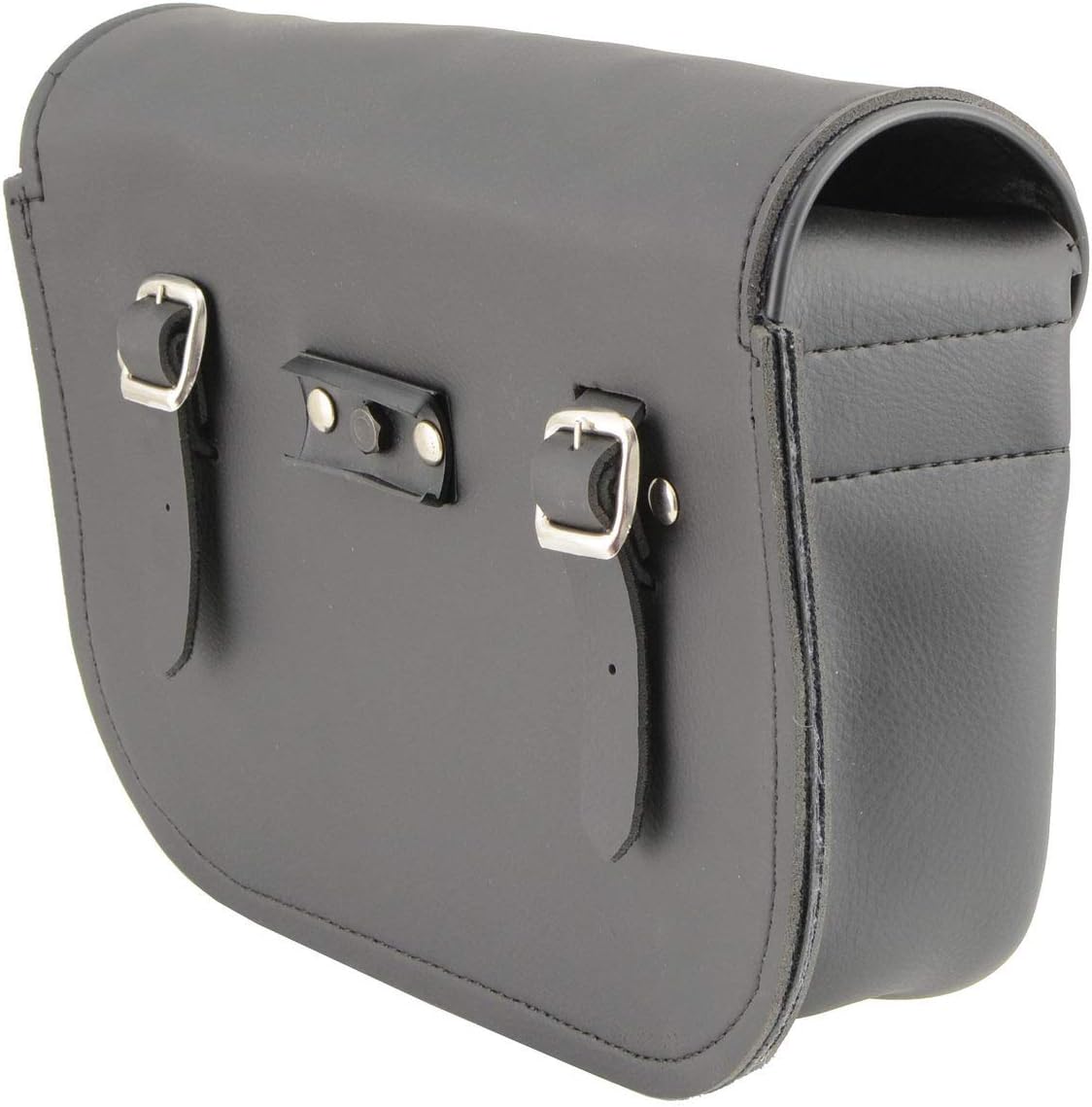 Milwaukee Leather SH63301 Black PVC Extra Large Motorcycle Windshield Bag with Turn Lock - One Size