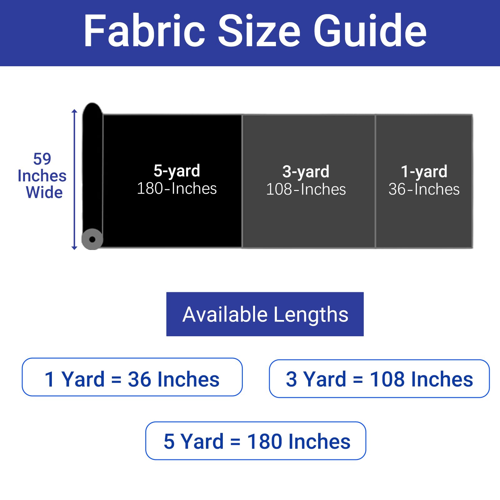 Q&J FABRIC CO. 59 Inches Nylon Spandex Fabric 82% Nylon, 18% Spandex, 5.90 oz/yd², Shiny Swimsuit Fabric, 4-Way Stretch Swimsuit Material, for Sports, Dance, Yoga(Royal Blue, 1 Yard) — view 6