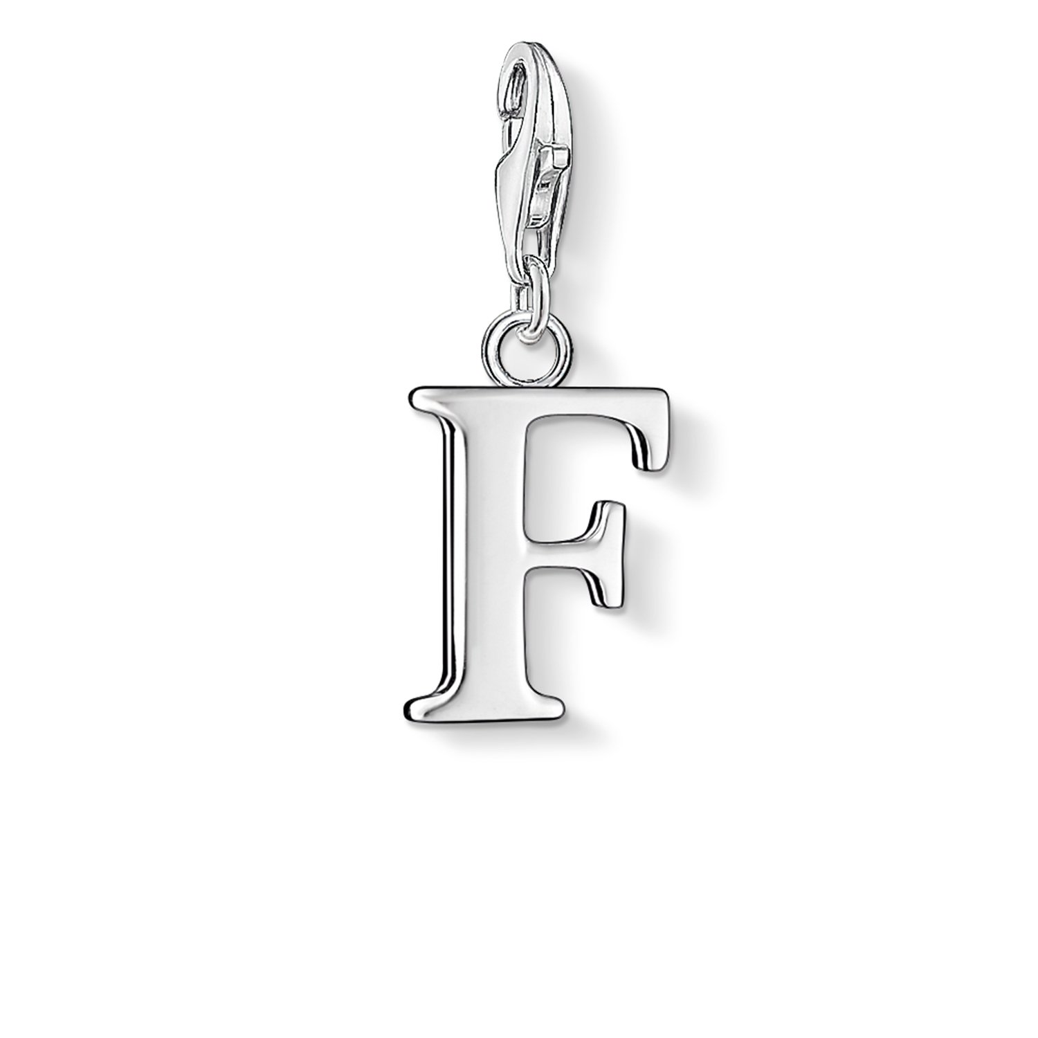 Thomas Sabo Women's Silver F Initial Charm 2.4 X 1.2Cm