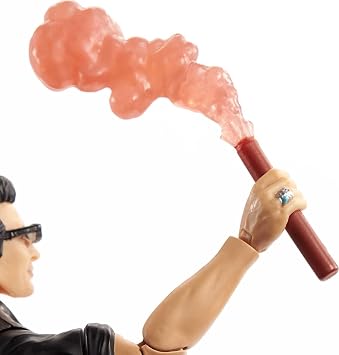Jurassic World Amber Collection Dr. Ian Malcolm 6-in Action Figure, Swappable Hands, Movie-Inspired Radio, Flare & Water Cup Accessories, Collectible Gift for 8 Years Old & Up