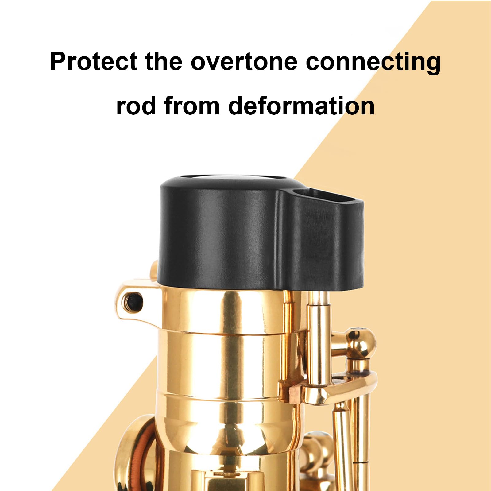 Lot de 3 capuchons d'extrémité pour saxophone ténor, instrument de saxophone ténor, protection de clé pour protection et stabilité