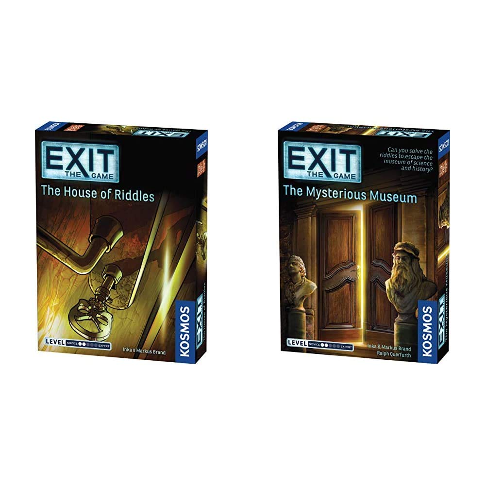 Exit: The House of Riddles | Exit: The Game - A Kosmos Game from Thames & Kosmos | Family-Friendly, 