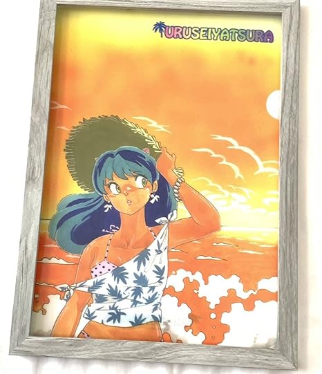 Amazon クリアファイル 額装 高橋留美子 ラムちゃん サンセット原画 ポスター めぞん一刻 らんま るーみっくわーるど アニメ 萌えグッズ 通販