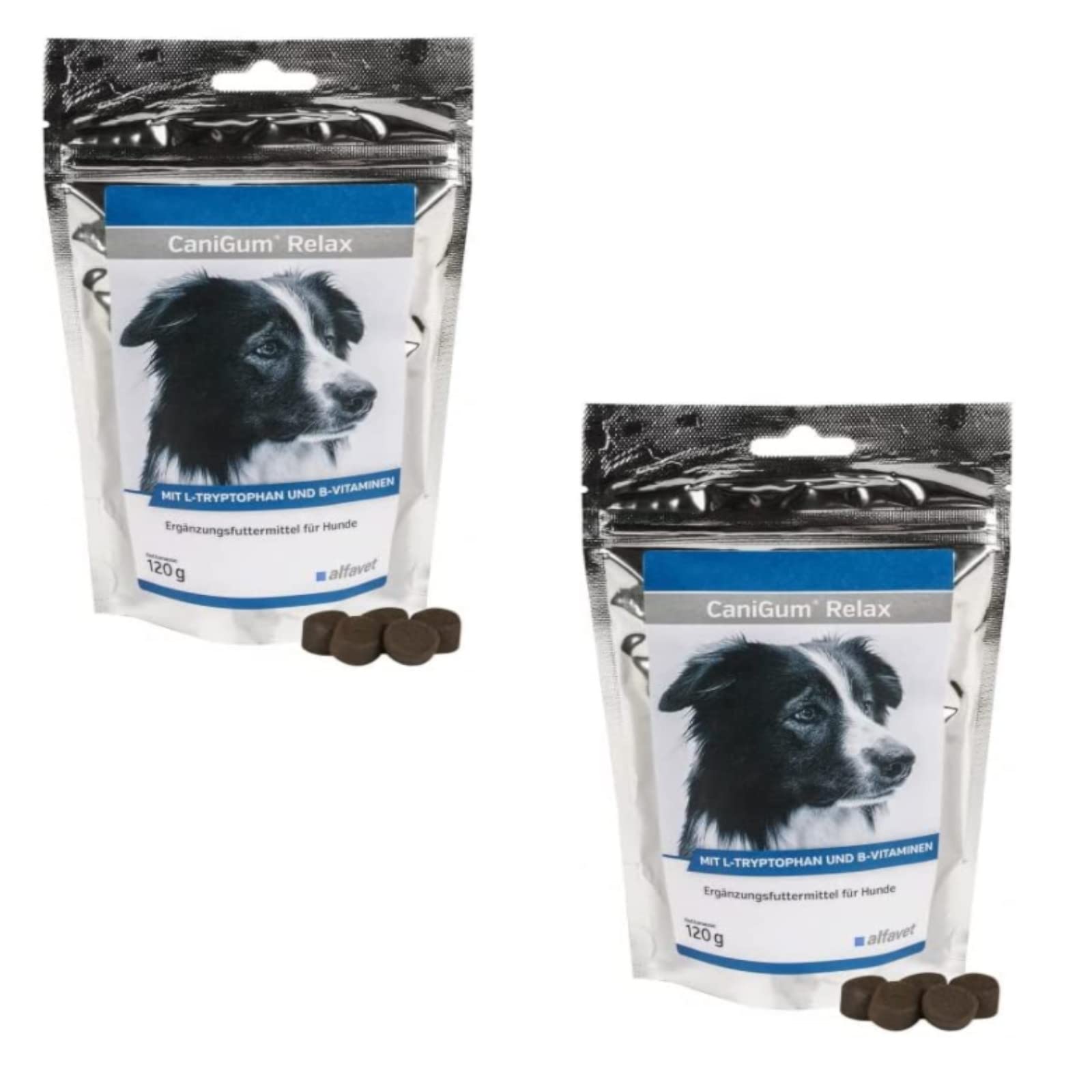alfavet CaniGum Relax für Hunde - Doppelpack - 2 x 120g