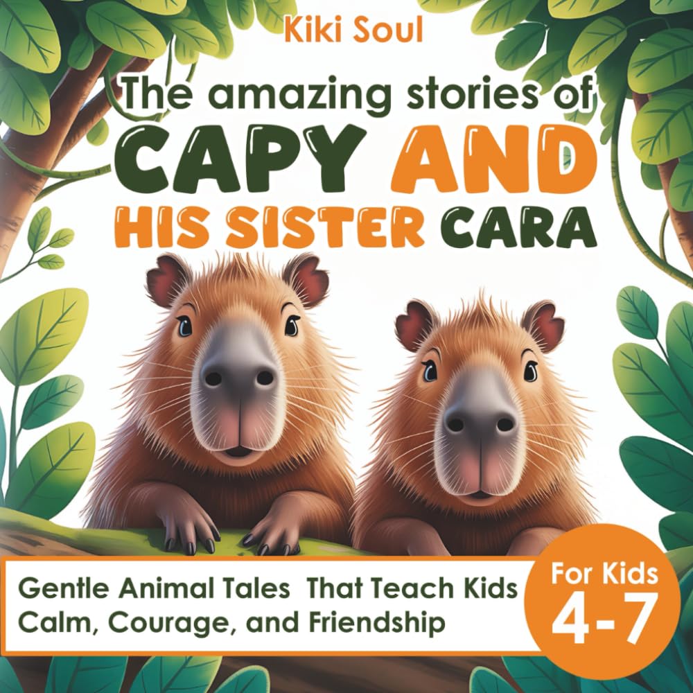 The Amazing Stories of Capy and his sister Cara. Gentle Animal Tales That Teach Kids Calm, Courage and Friendship.: Friendly Capybaras help Children ... Time, Love for Animals, Great Gifts for Kids)