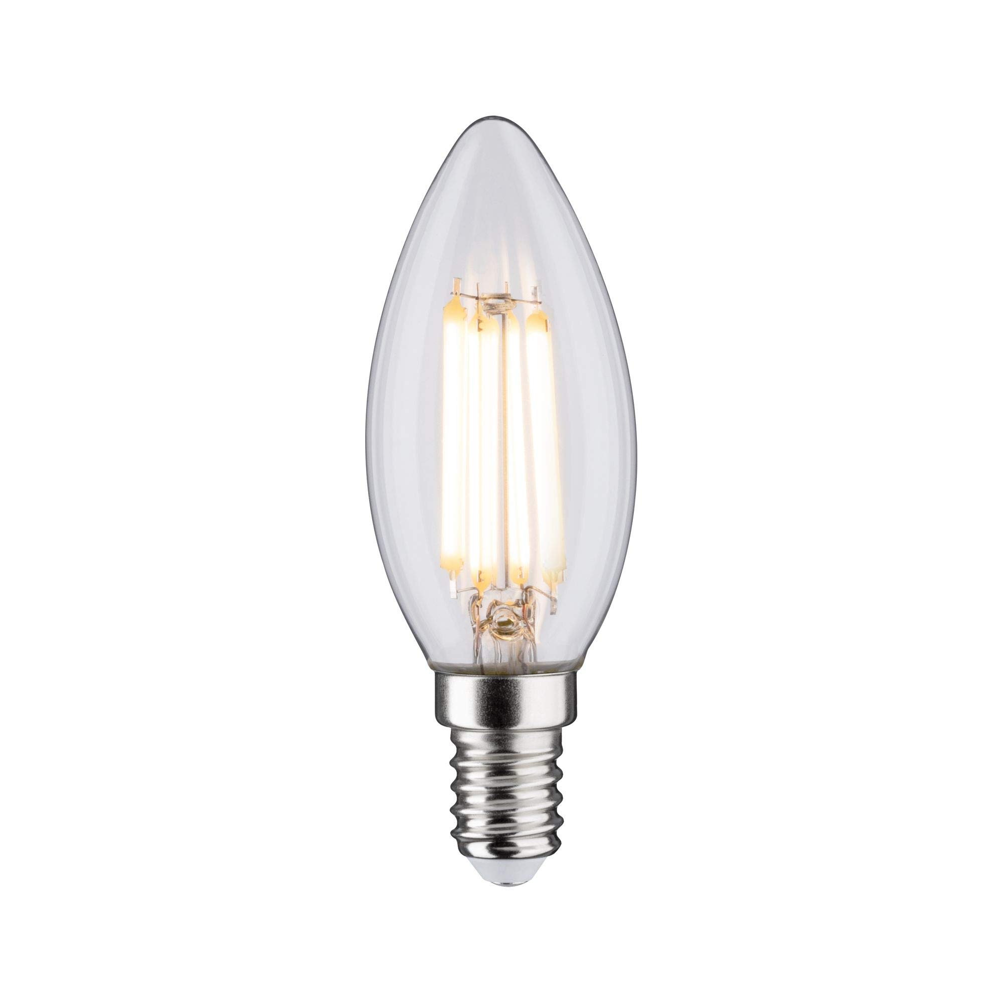 Paulmann 28643 LED Filament Candle lamp 6.5 watts Classic lamp Clear 2700 K Warm White E14