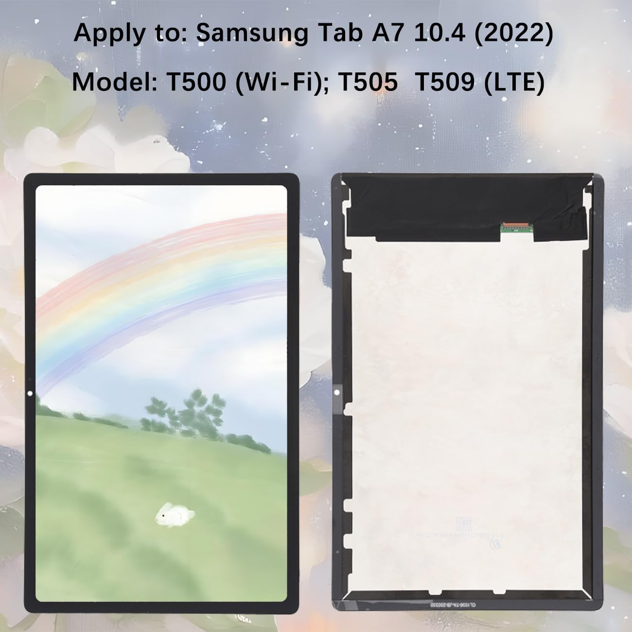 Display Screen for Samsung Tab A7 10.4 (2020) T500 T505 T509 LCD Screen Replacement Assembly with Kit