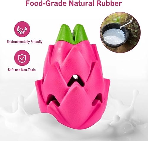 Miniatura 4 de AUSCAT Juguetes dispensadores de golosinas para perros, Juguete dispensador de rompecabezas para perros para masticadores agresivos, Dispensador de