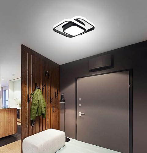 Miniatura 8 de Motion Sensor LED Ceiling Light Indoor, 36W Cool White Mount Motion Activated Light Fixture Modern Flush Mount Ceiling lamp for Closet Laundry Square