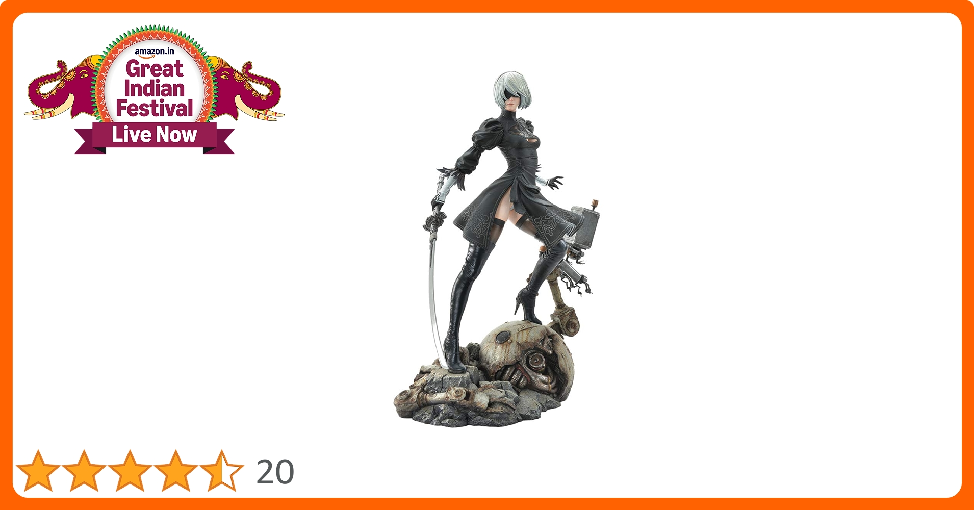ゲームキャラクター SQUARE ENIX MASTERLINE NieR:Automata 2B SQUARE ENIX MASTERLINE NieR: Automata 1/4 scale - 2B (YoRHa