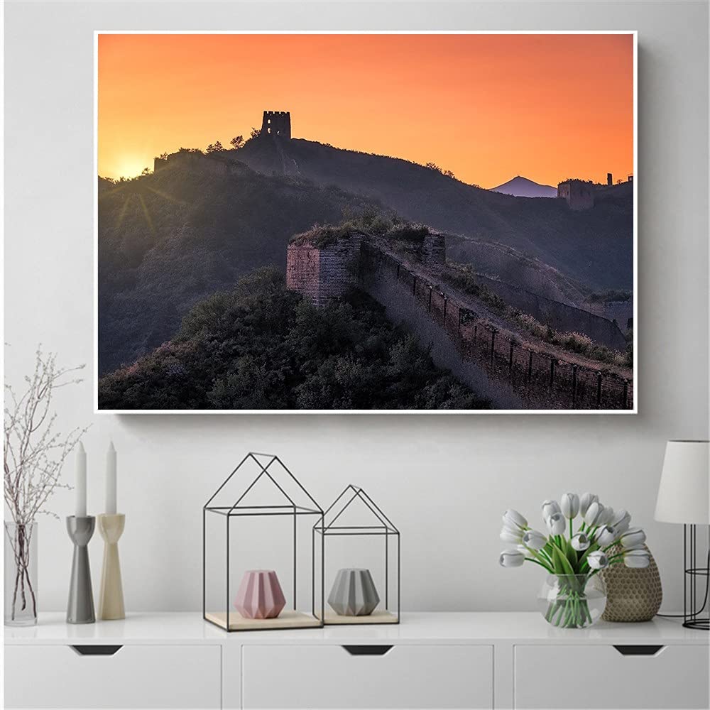 Peinture diamant 5D Grande Muraille 80x220cm kit complet strass pour adulte