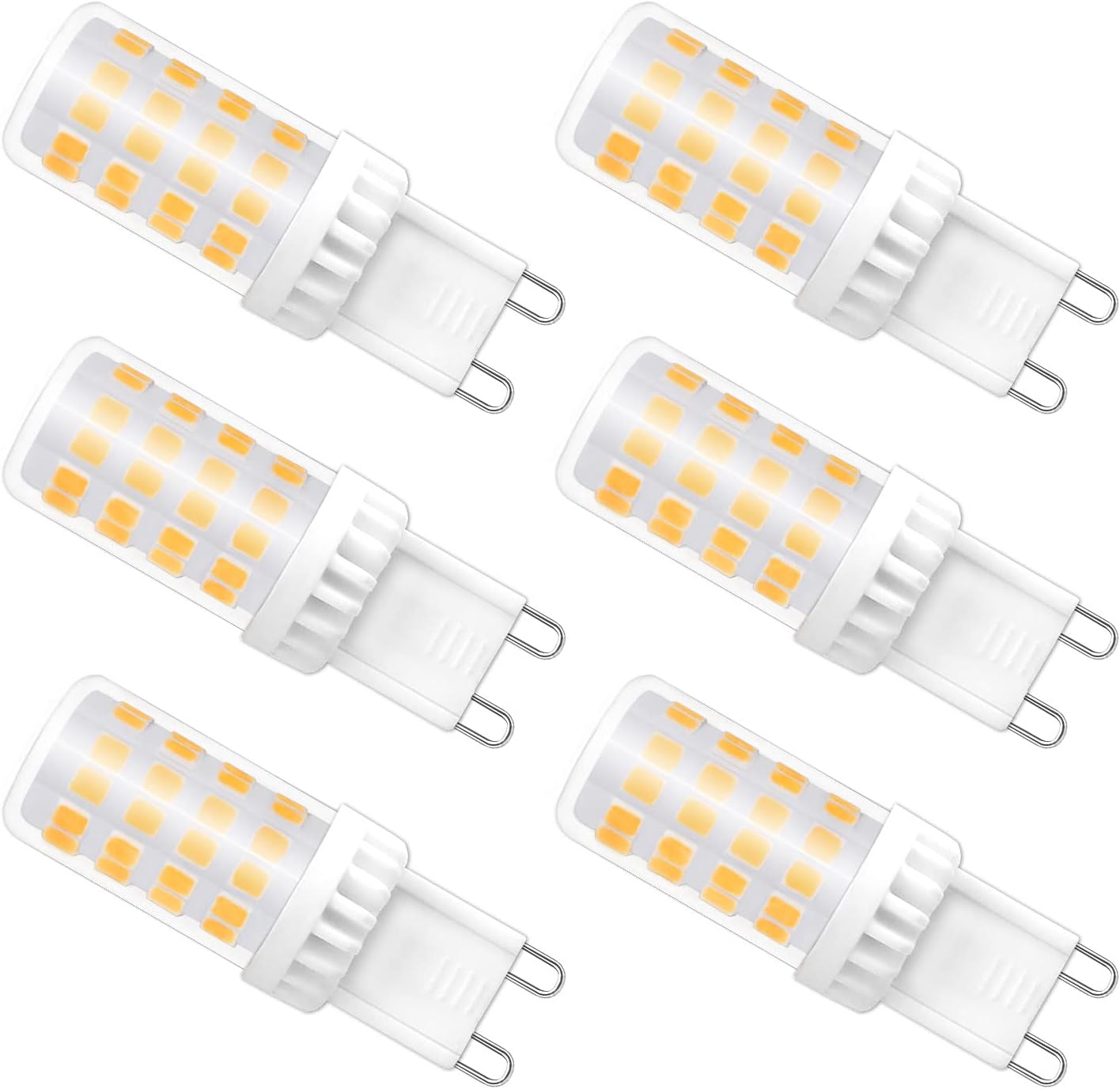 Ampoules LED G9 Dimmable, 4W équivalent à 40W halogène, 400 LM, Blanc